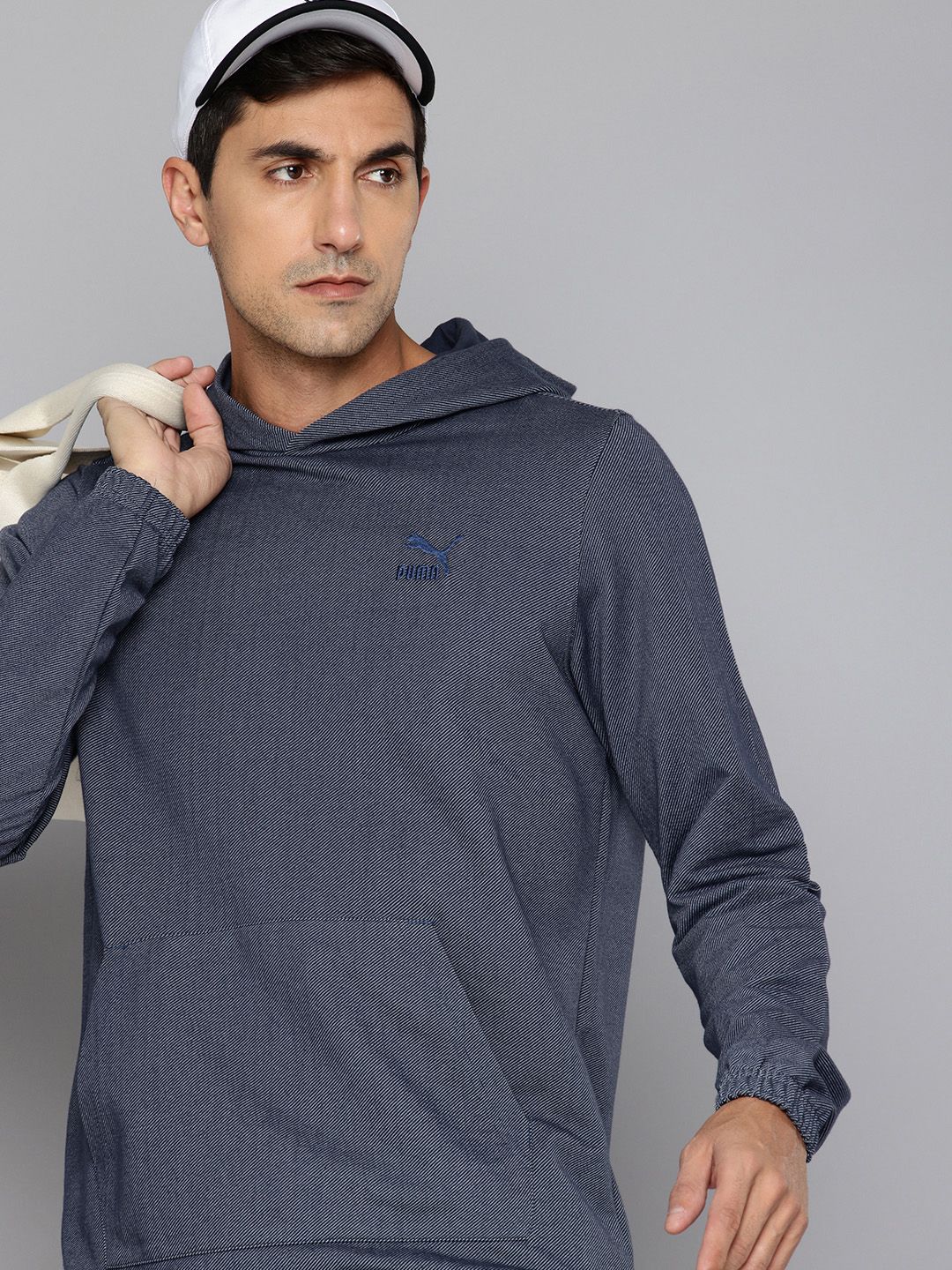 Puma Modern Indigo Self Design Hooded Outdoor Sweatshirt-picture-12