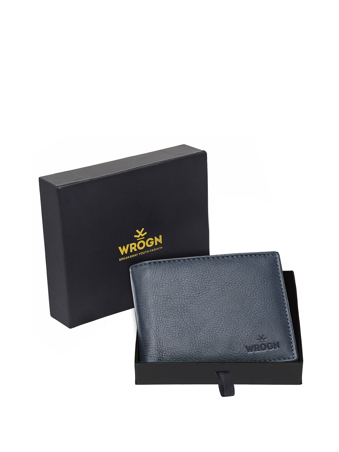 WROGN Men Textured Leather Two Fold Wallet-picture-47