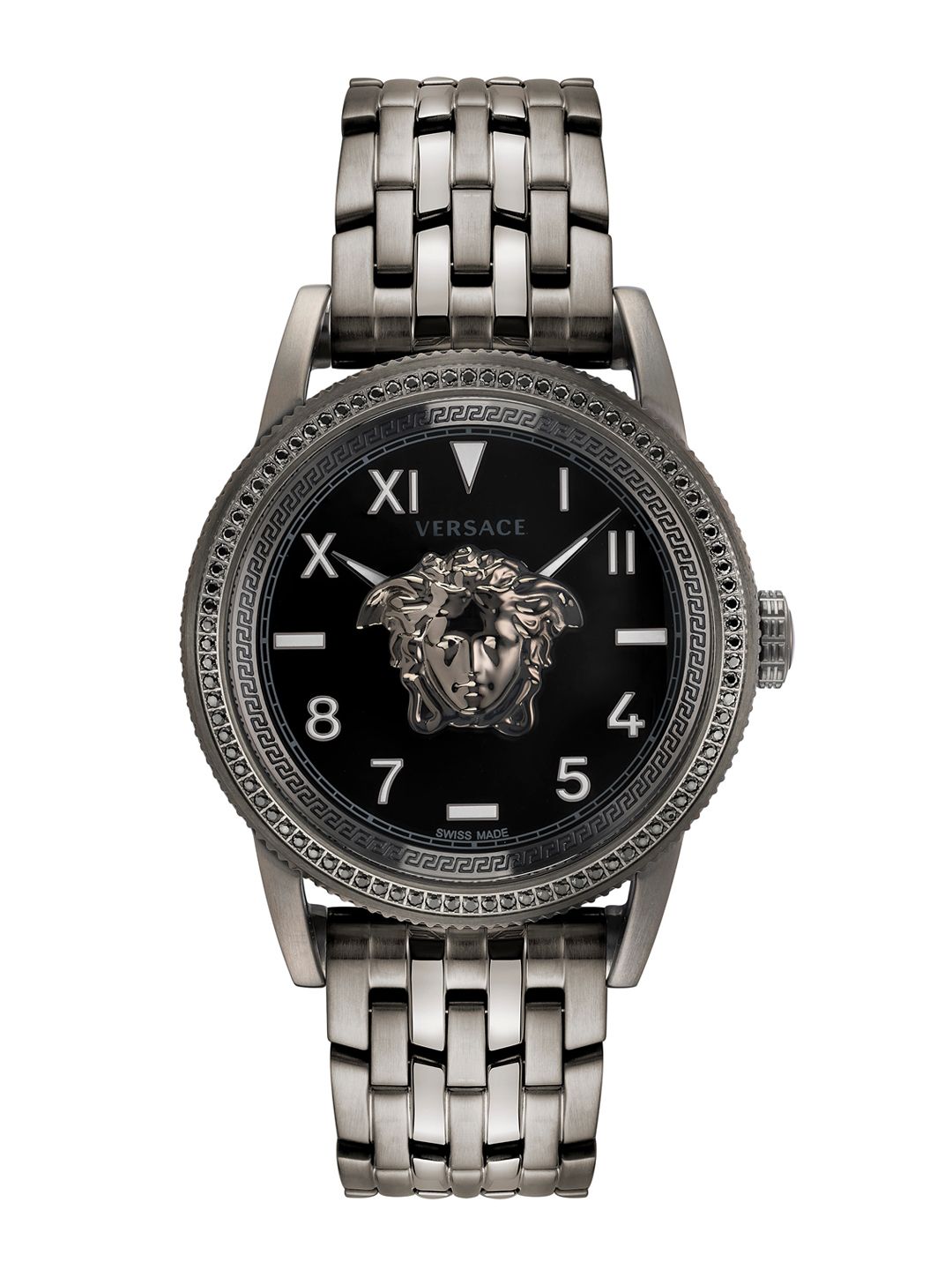Versace Men Water Resistance Swiss Made Stainless Steel Analogue Watch VE2V00922-image-36