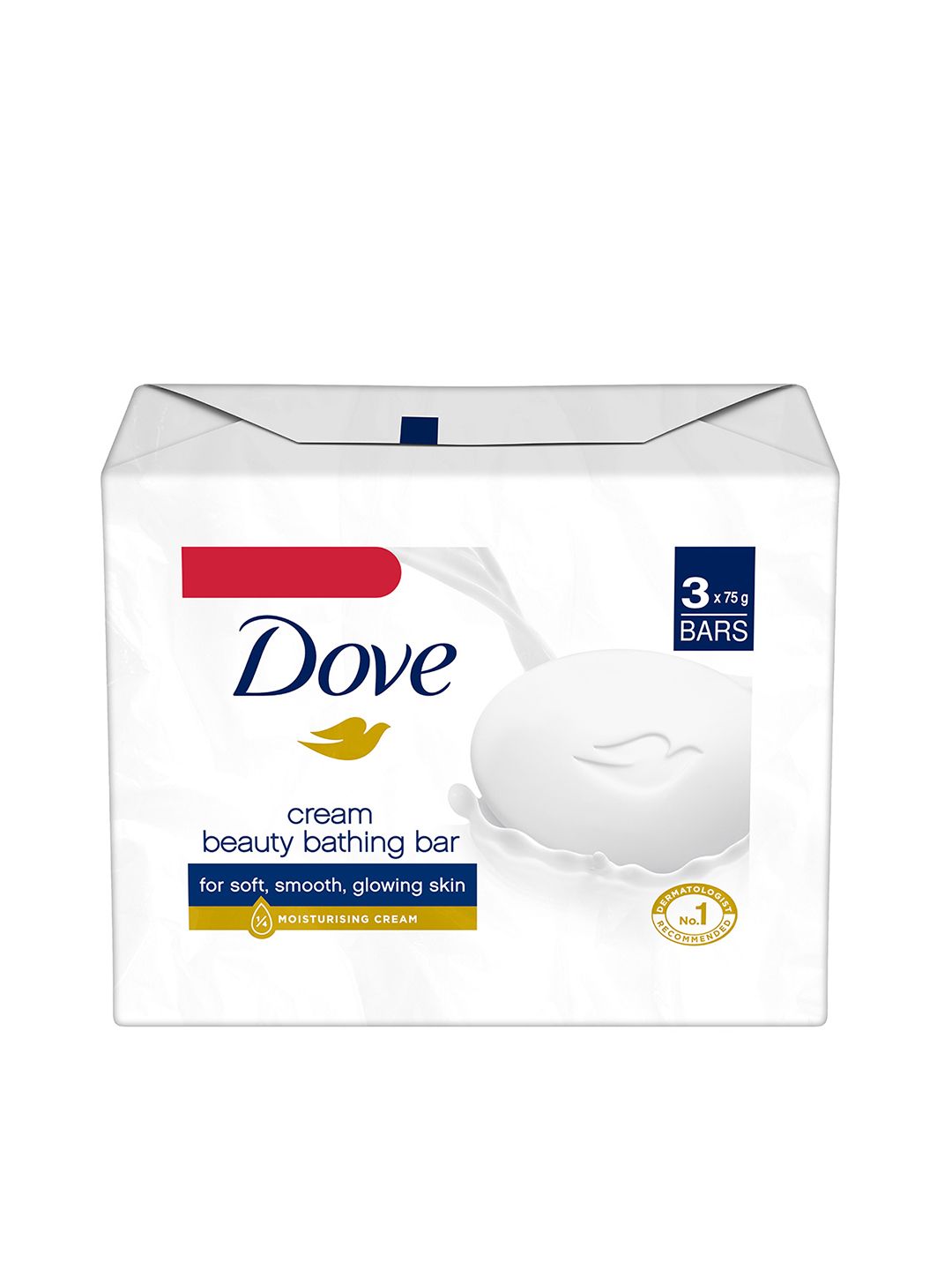 Dove Pack of 4 Cream Beauty Bathing Soap 50 g