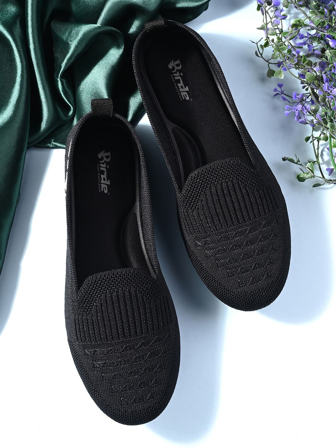 BIRDE Women Textured Lightweight Loafers-picture-39