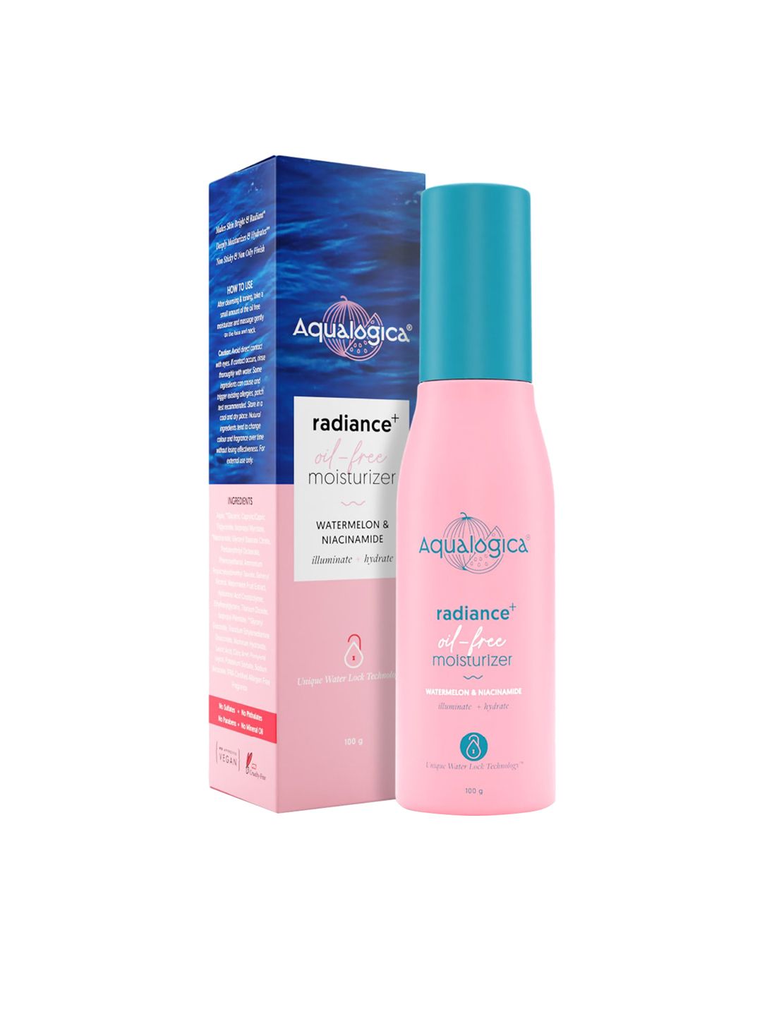 Aqualogica Radiance+ Oil Free Moisturizer with Watermelon & Niacinamide - 100 g-picture-25