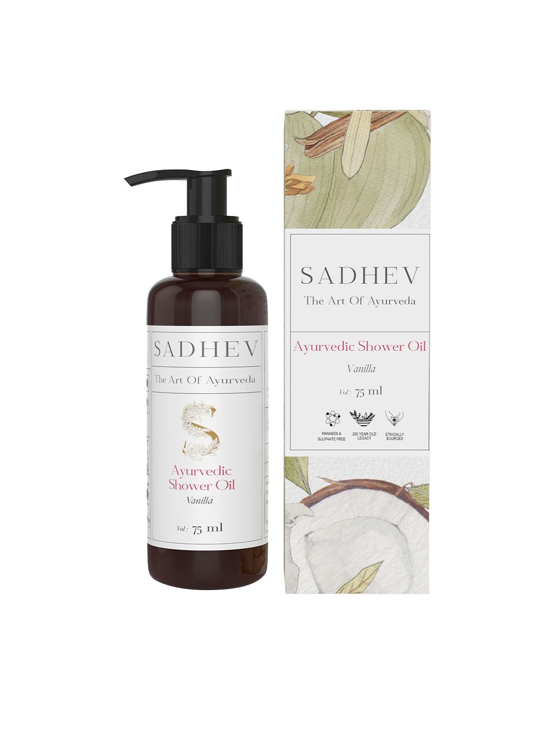SADHEV The Art Of Ayurveda Vanilla Shower Oil - 75 ml-image-38