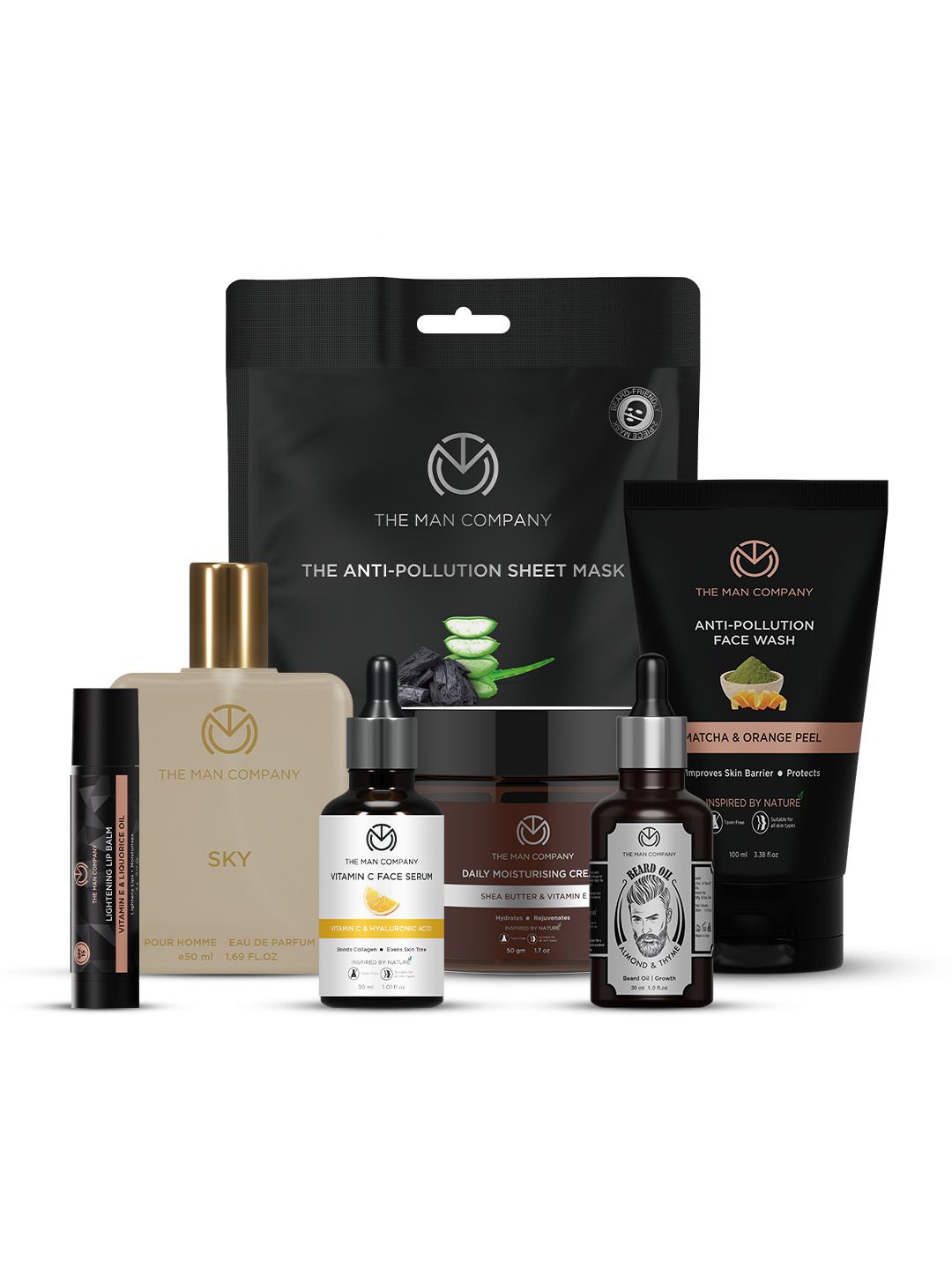 THE MAN COMPANY 7 Pcs Complete Groom & Glow Kit-picture-38