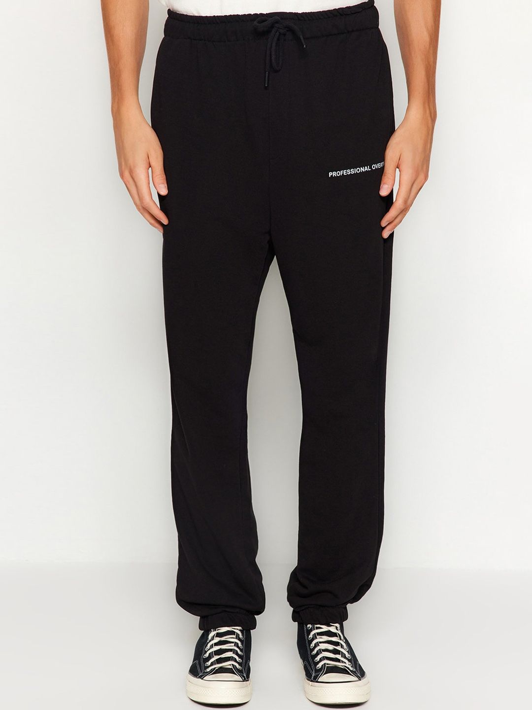 Trendyol Men Mid-Rise Casual Knitted Pure Cotton Joggers-picture-20