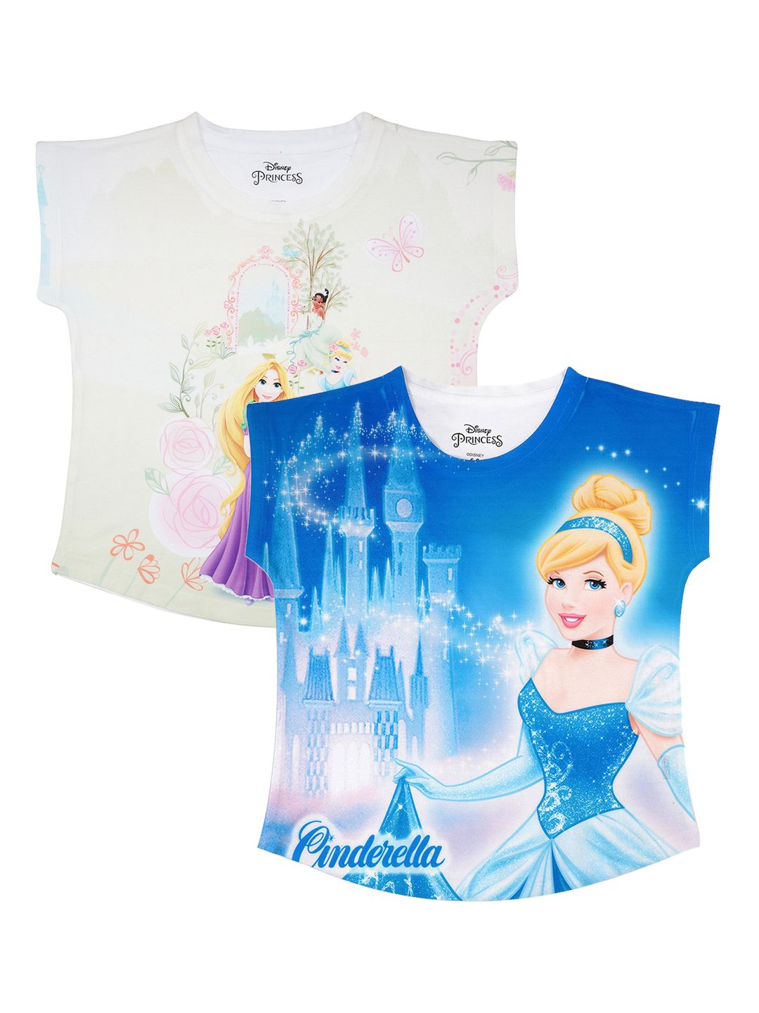 Disney by Wear Your Mind Girls Pack of 2 Printed Tops-picture-13