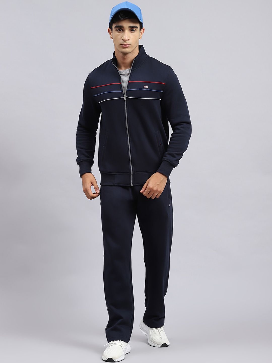 Monte Carlo Mock Collar Mid-Rise Tracksuit