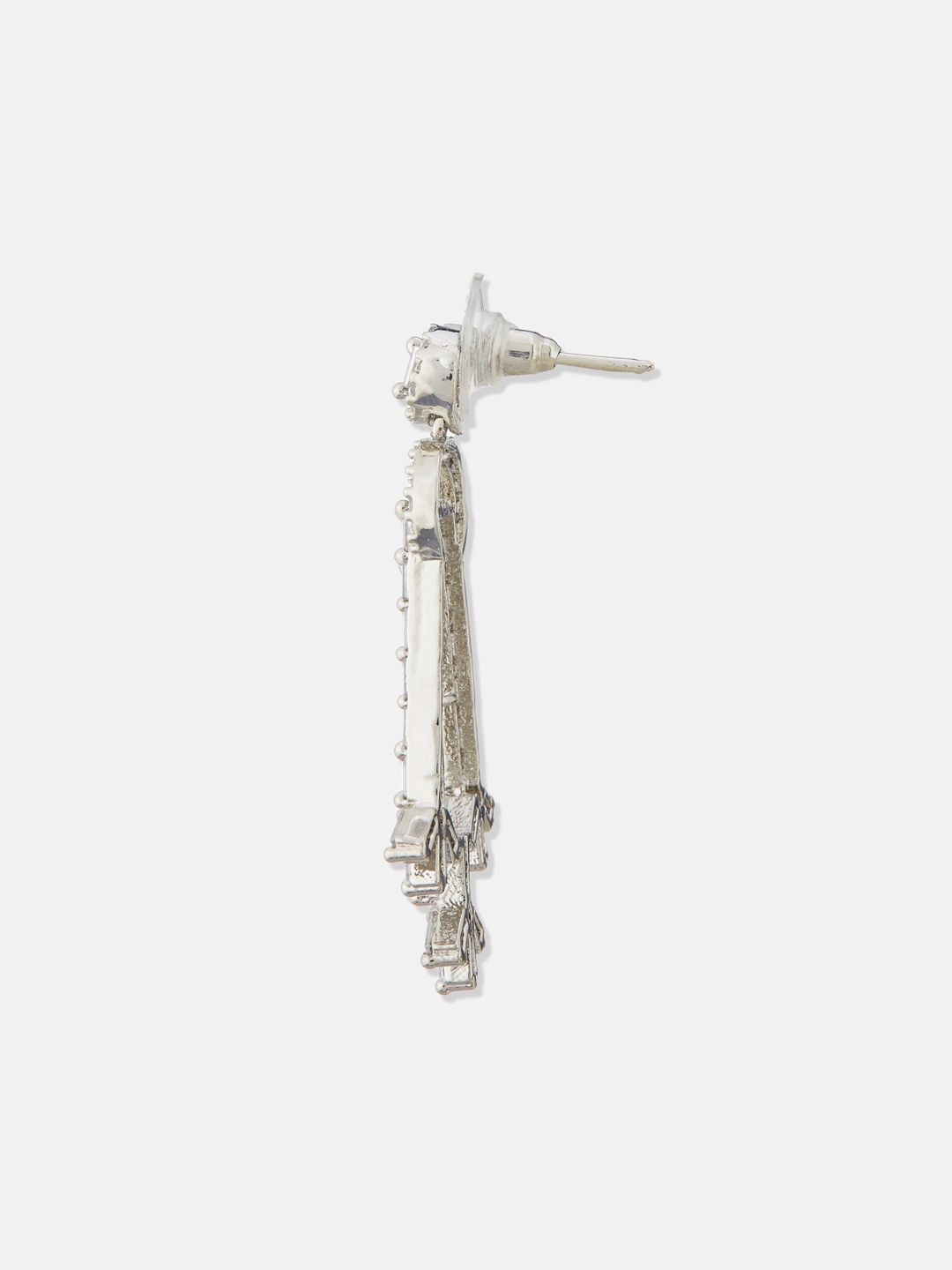 ATIBELLE Cubic Zirconia Contemporary Drop Earrings