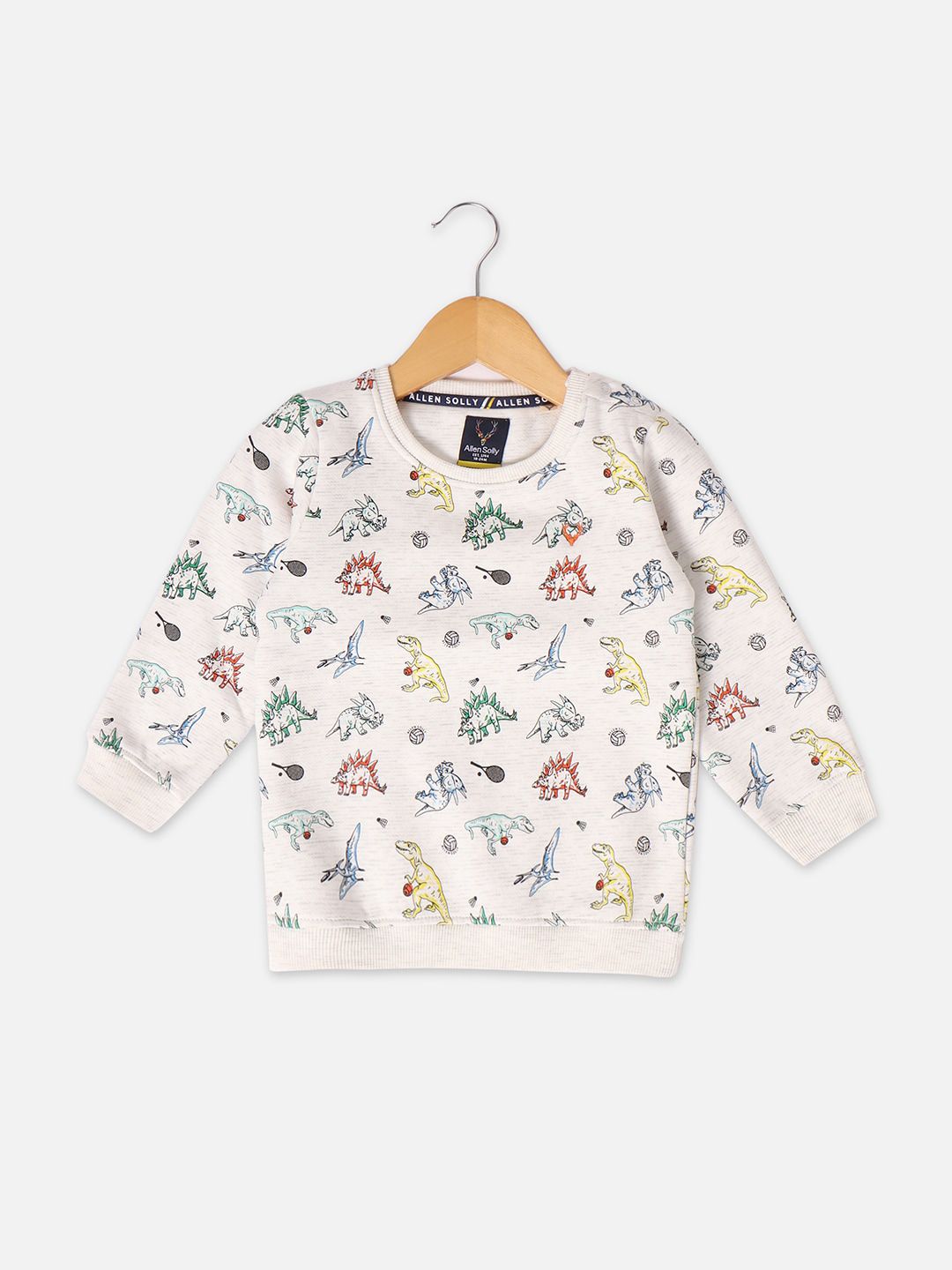 Allen Solly Junior Girls Conversational Printed Round Neck Sweatshirt-picture-16