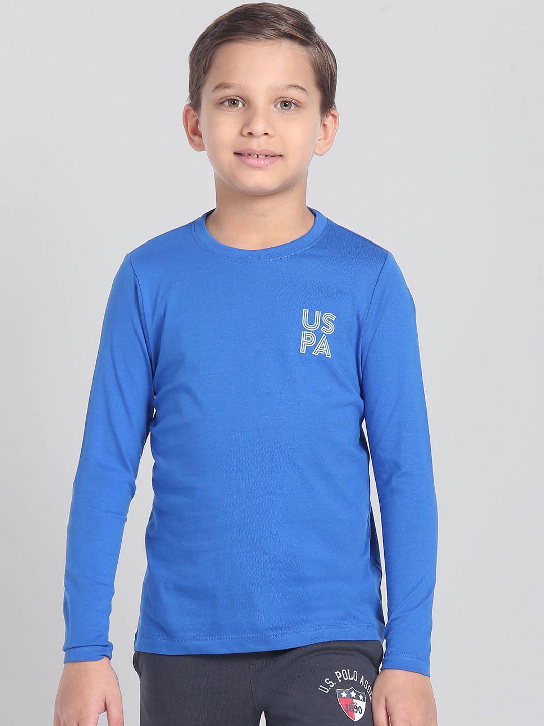 U.S. Polo Assn. Boys Pure Cotton Lounge T-Shirt-picture-45