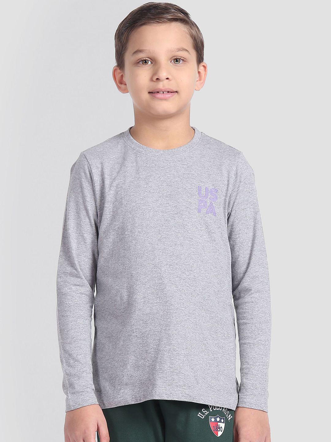 U.S. Polo Assn. Boys Pure Cotton OKE02 Lounge T-Shirt-picture-37