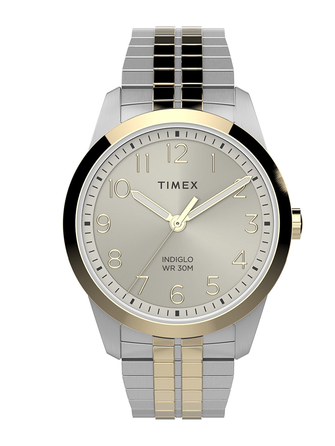Timex Men Dial & Stainless Steel Bracelet Style Straps Analogue Watch TW2V04600AP