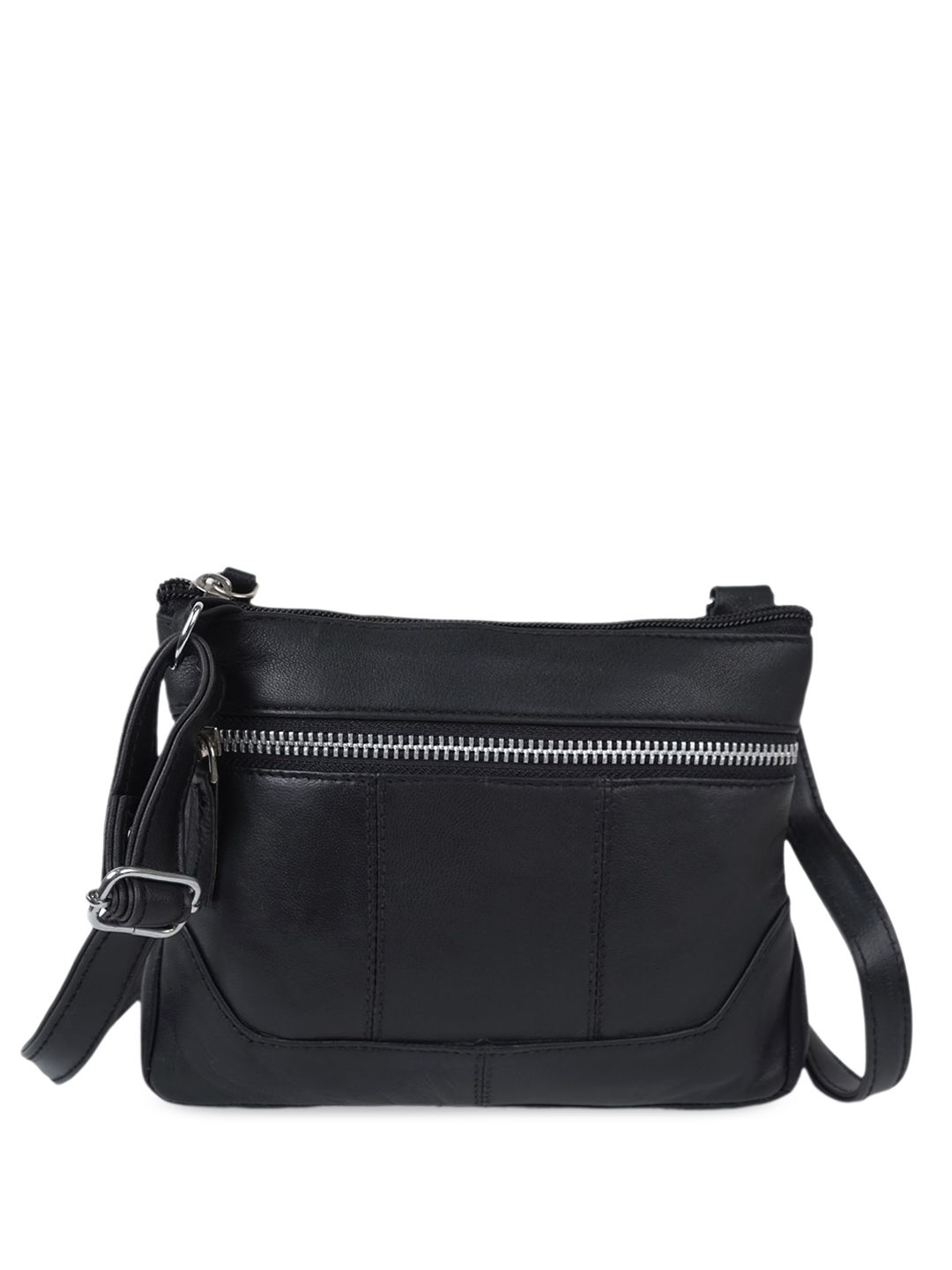 CIMONI Leather Structured Sling Bag with Tasselled-picture-21