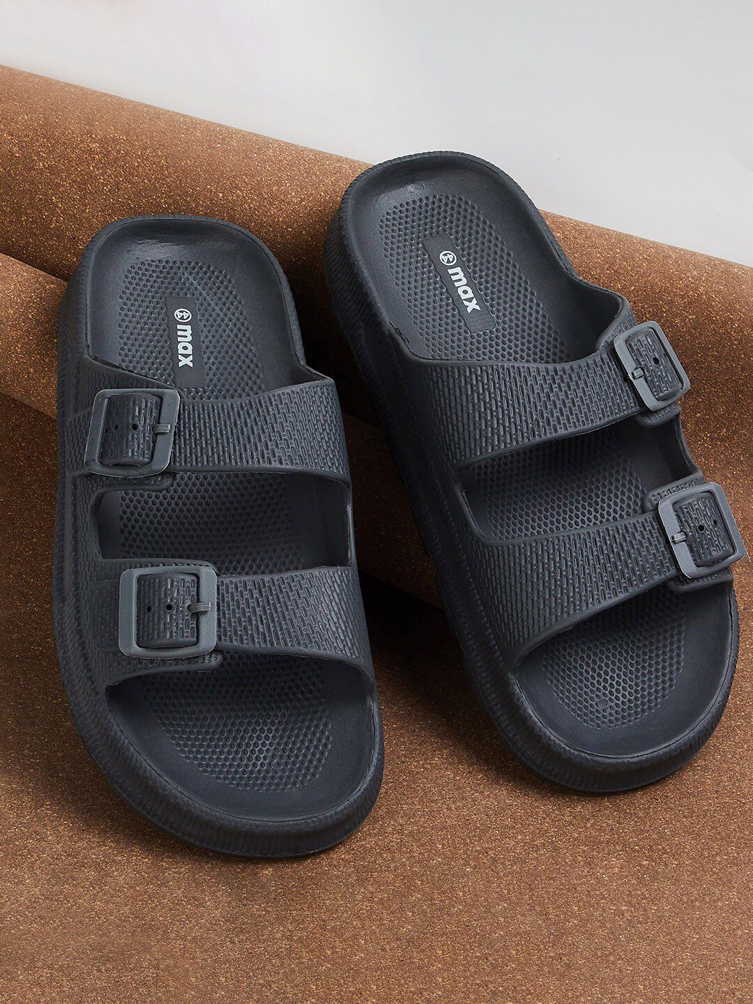 max Men Sliders With Buckles