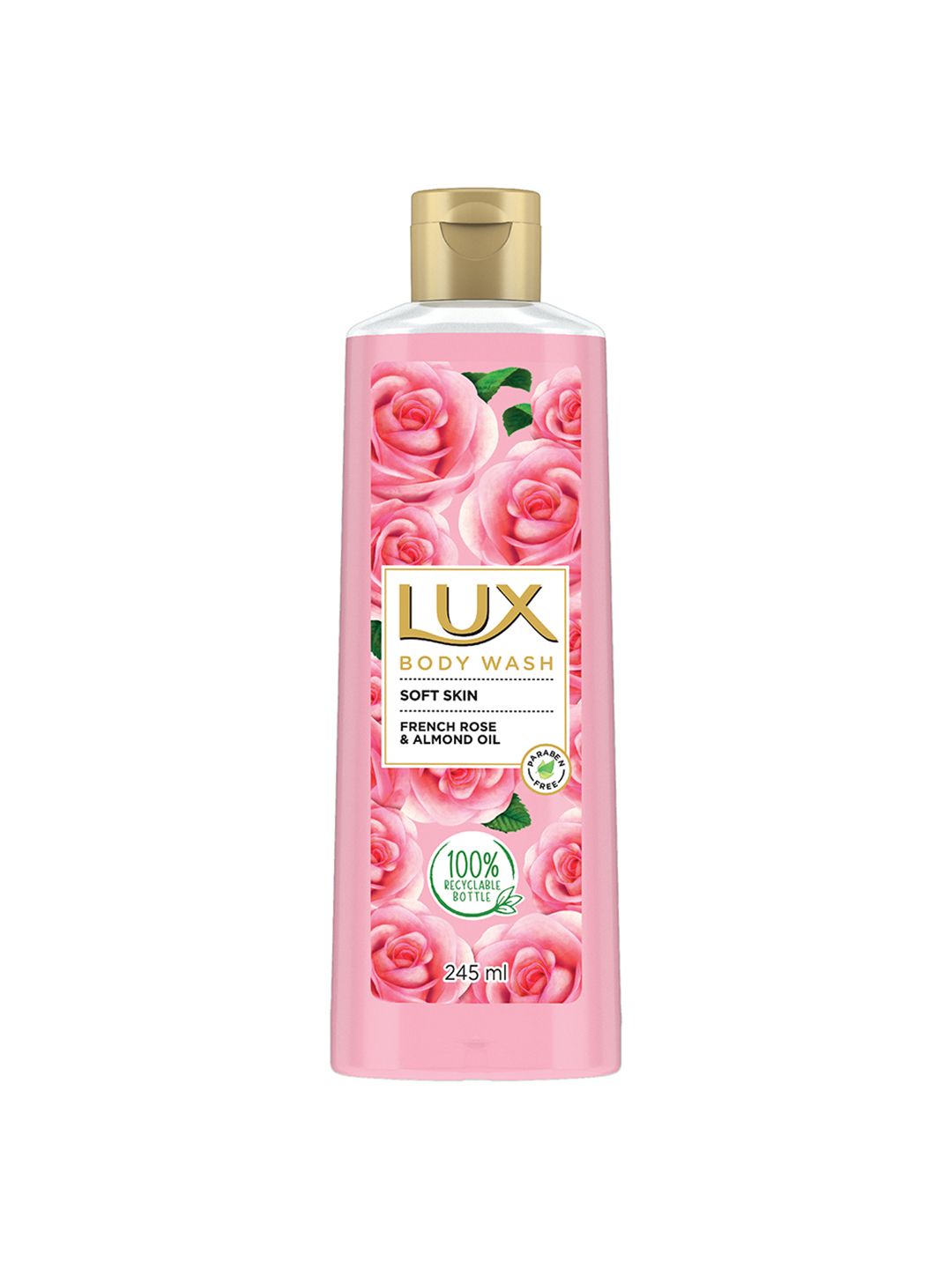 LUX Soft Skin Body Wash With French Rose & Almond Oil For Glowing Skin - 245ml-picture-4