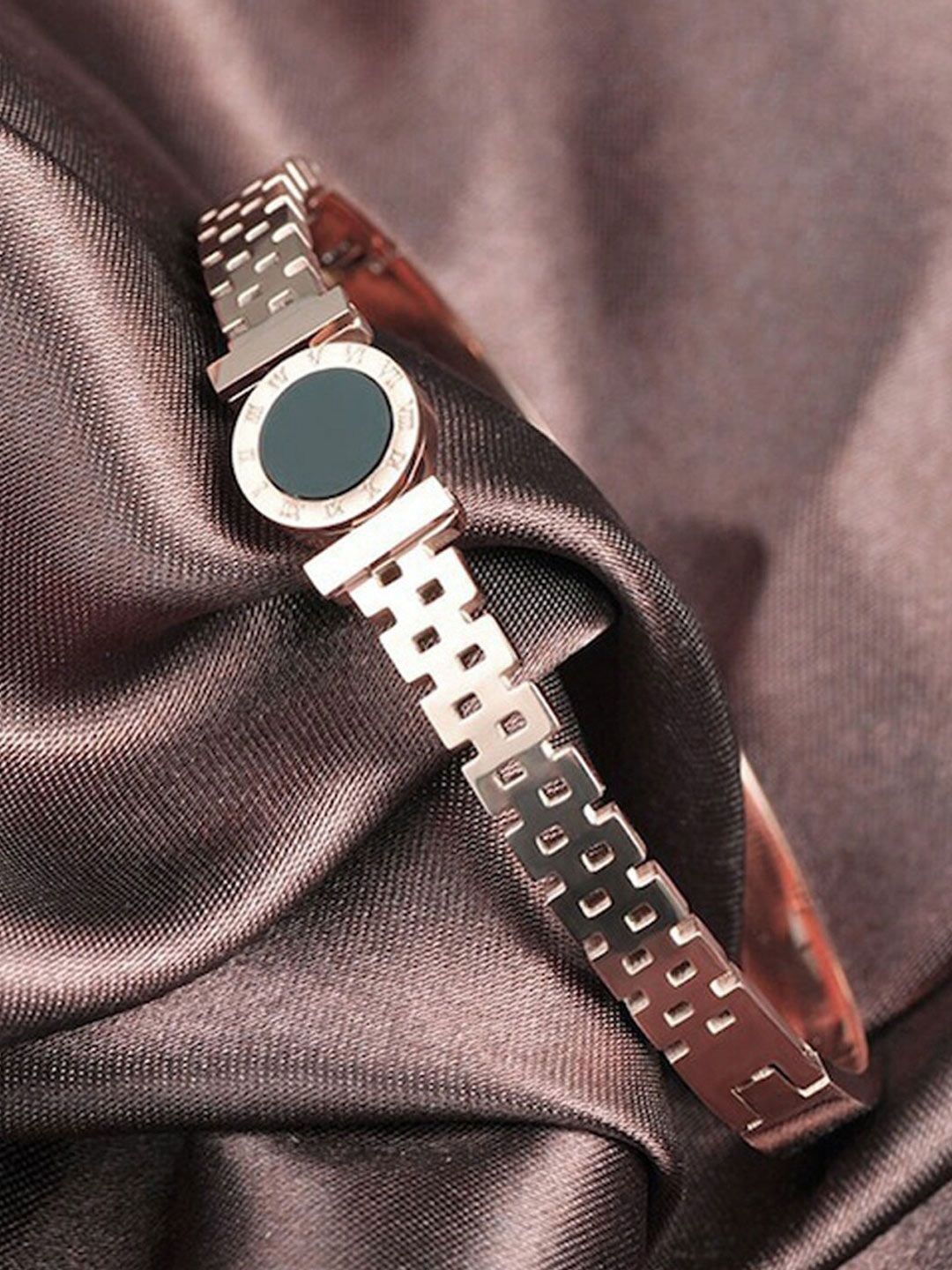 Jewels Galaxy Rose Gold-Plated Cuff Bracelet deal from myntra Jewels Galaxy Rose Gold-Plated Cuff Bracelet deal from myntra