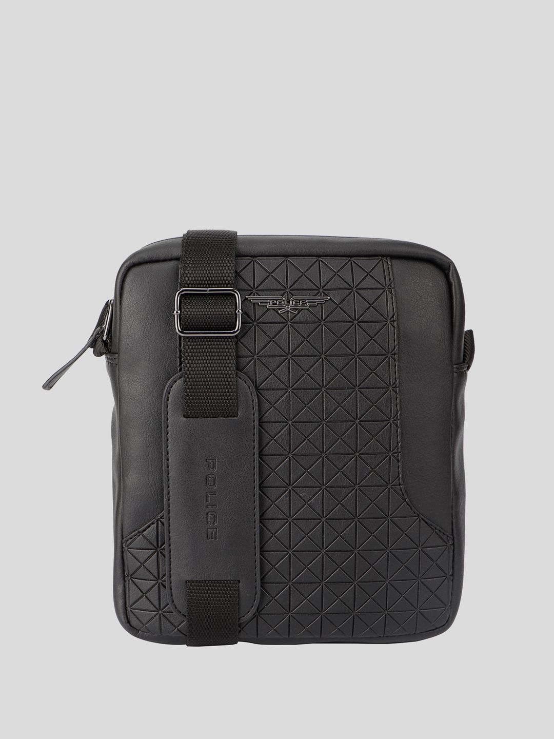 Police Textured Structured Handheld Bag-image-49