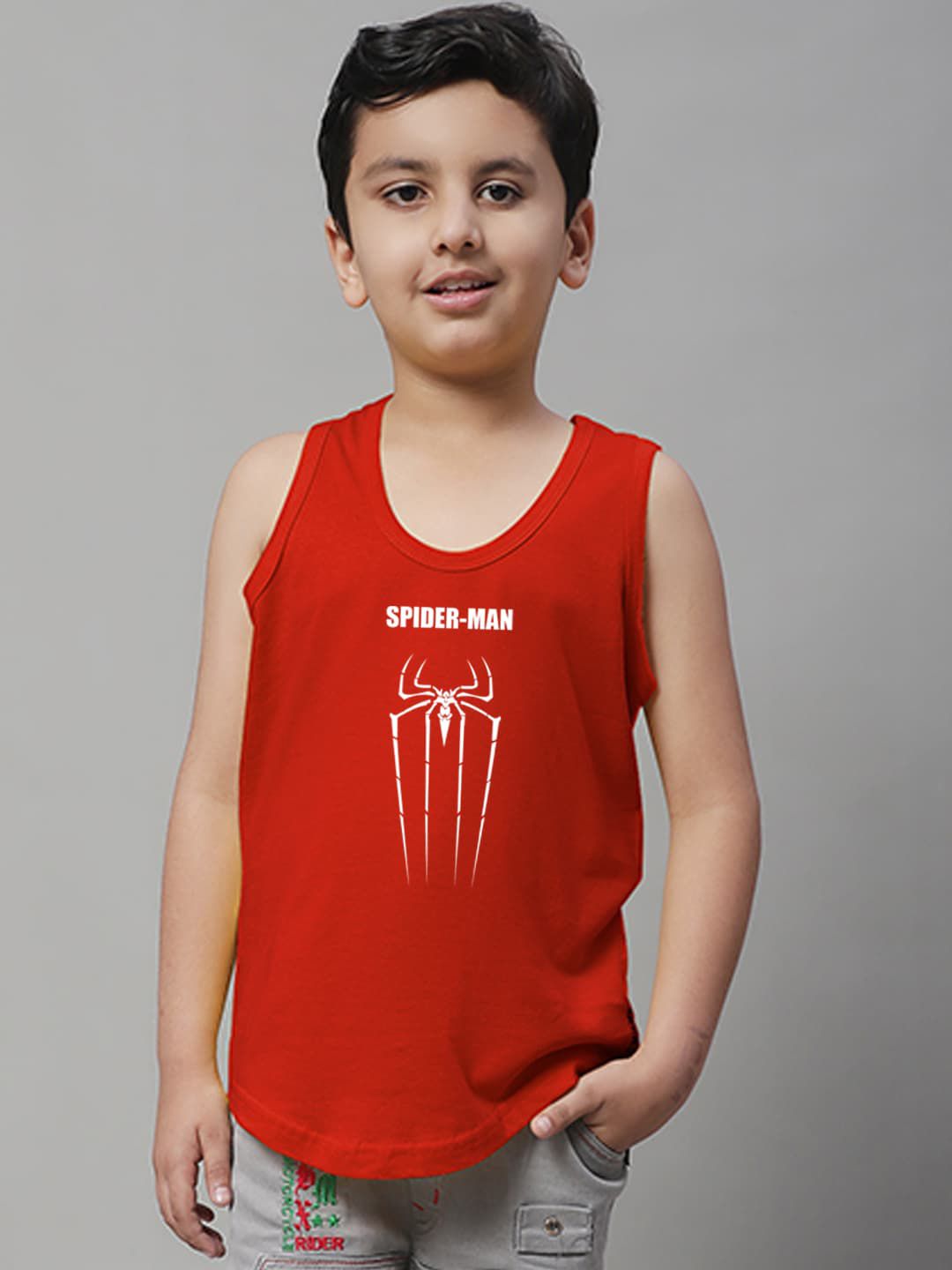 Friskers Boys Printed Skin Friendly Pure Cotton Gym Innerwear Vest-picture-34