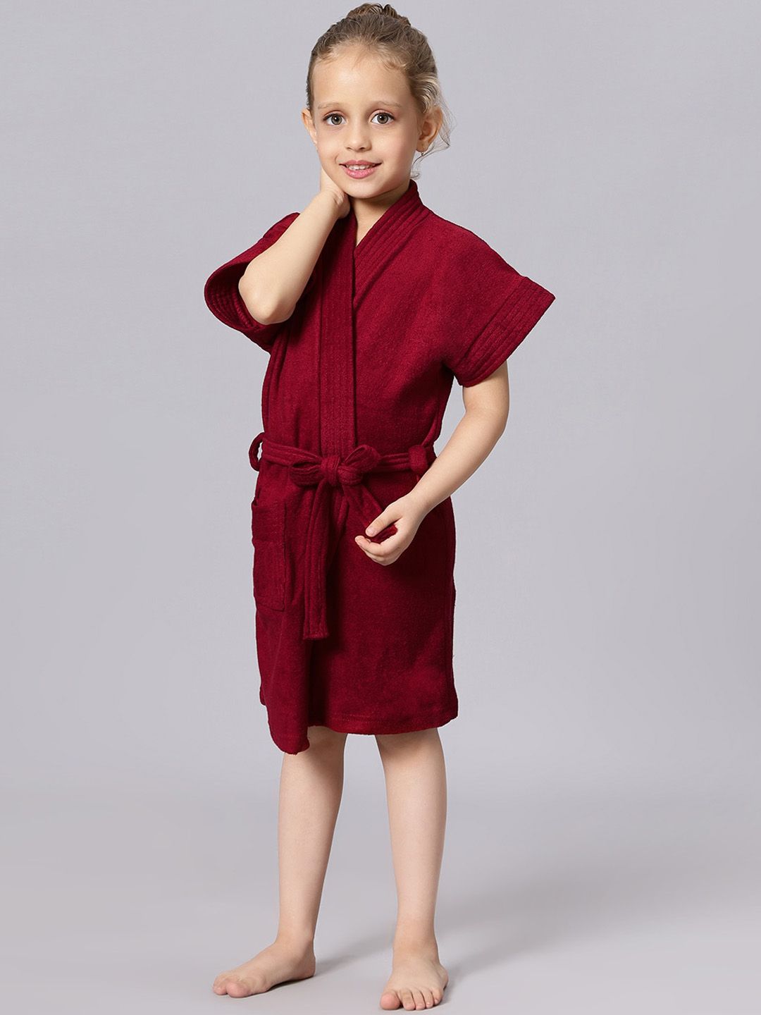 LacyLook Girls Micro Terry Belted Bath Robe-picture-51