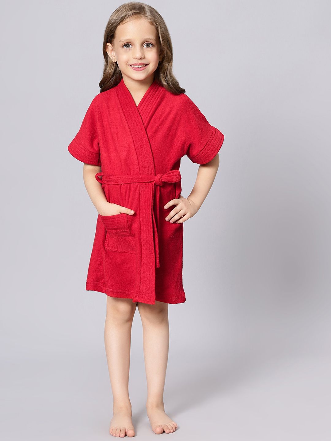 LacyLook Girls Micro Terry Belted Bath Robe-picture-18