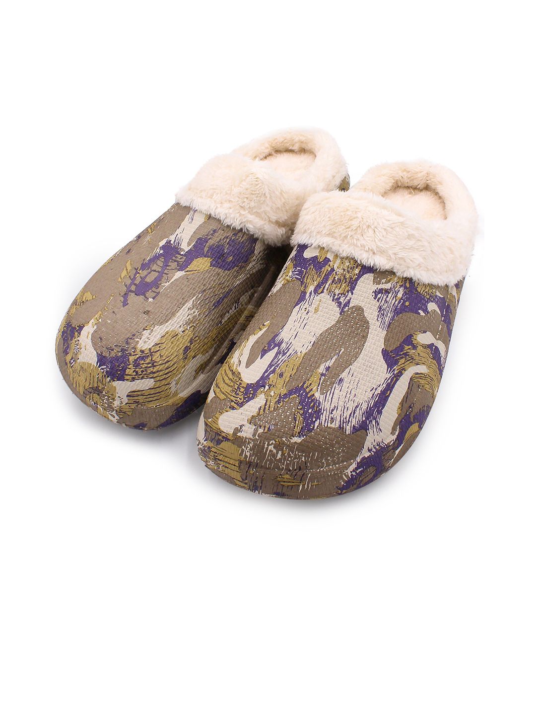 JENNA Men Camouflage Printed Lightweight Fur Room Slippers-picture-55