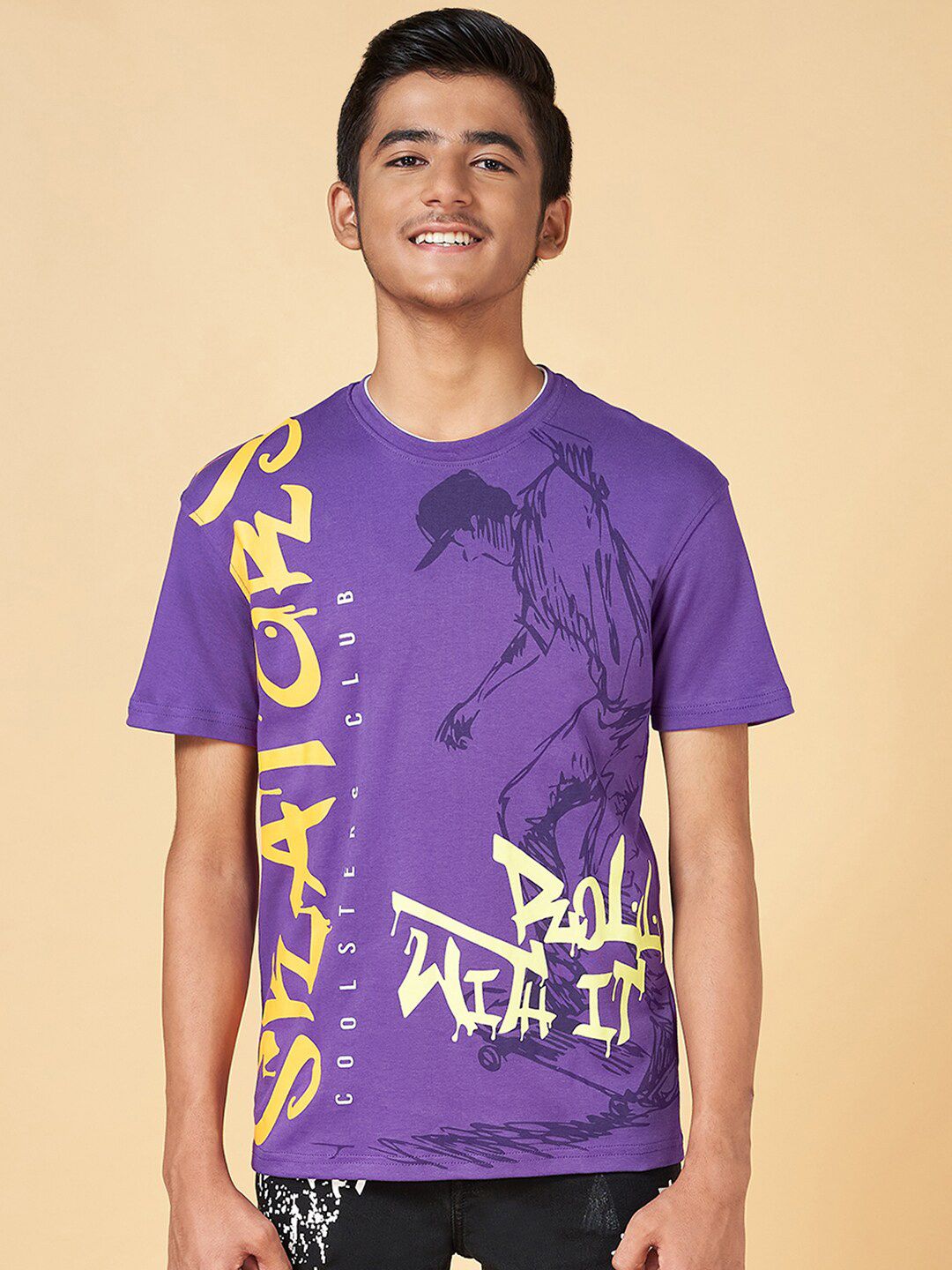 Coolsters by Pantaloons Boys Printed Cotton T-shirt-picture-37