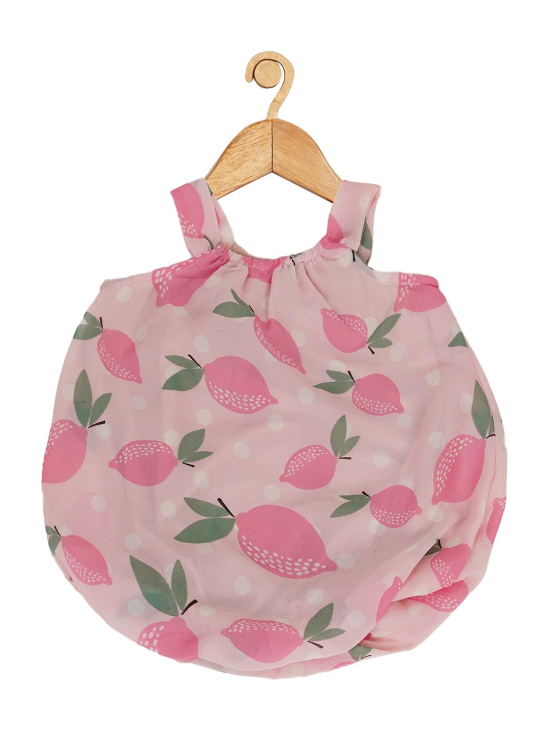 Creative Kids Infant Girls Conversational Printed Balloon Dress With Attached Bodysuit-picture-52