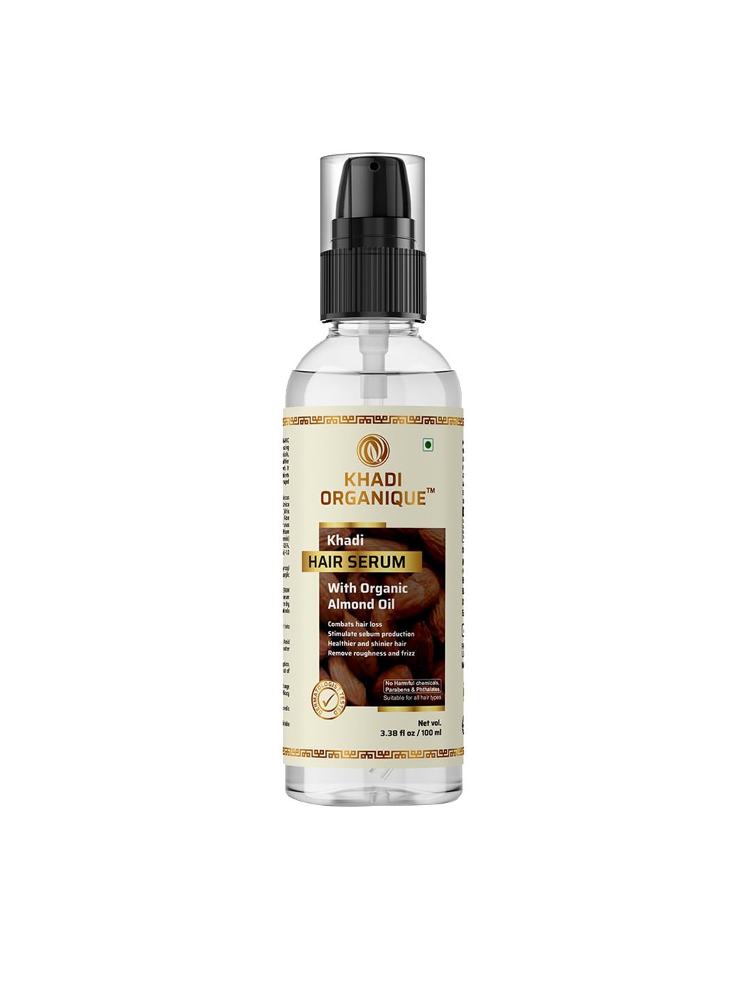 Khadi Organique Hair Serum With Organic Almond Oil - 100ml-image-10
