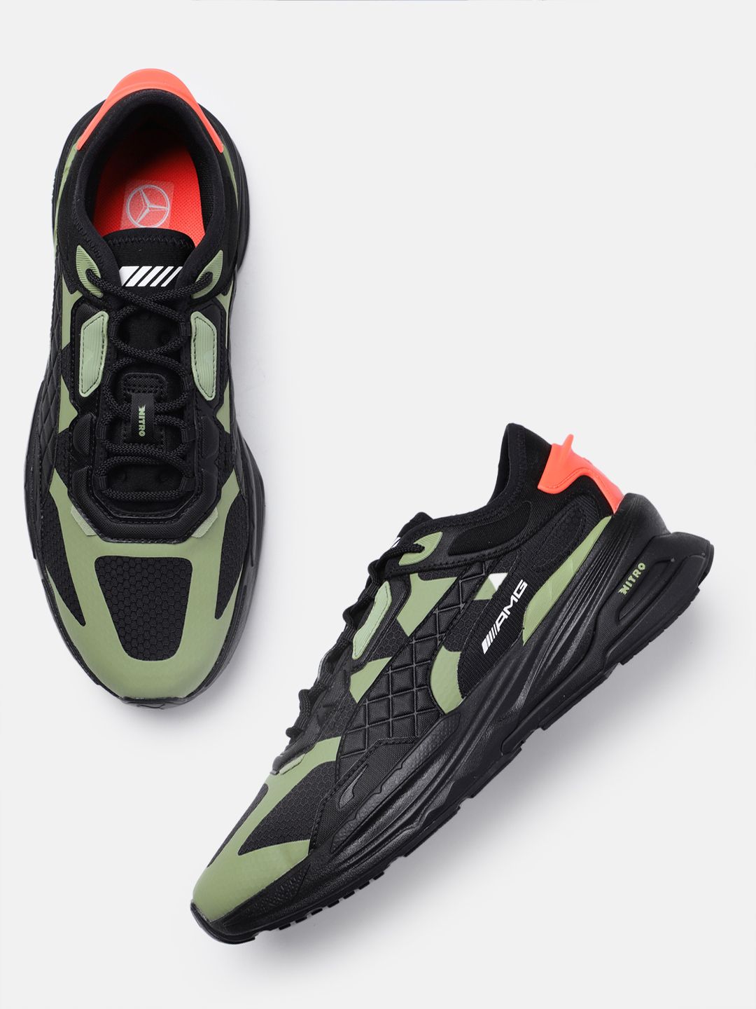 PUMA Motorsport Unisex MAPF1 AMG Extent Nitro Colourblocked Sneakers