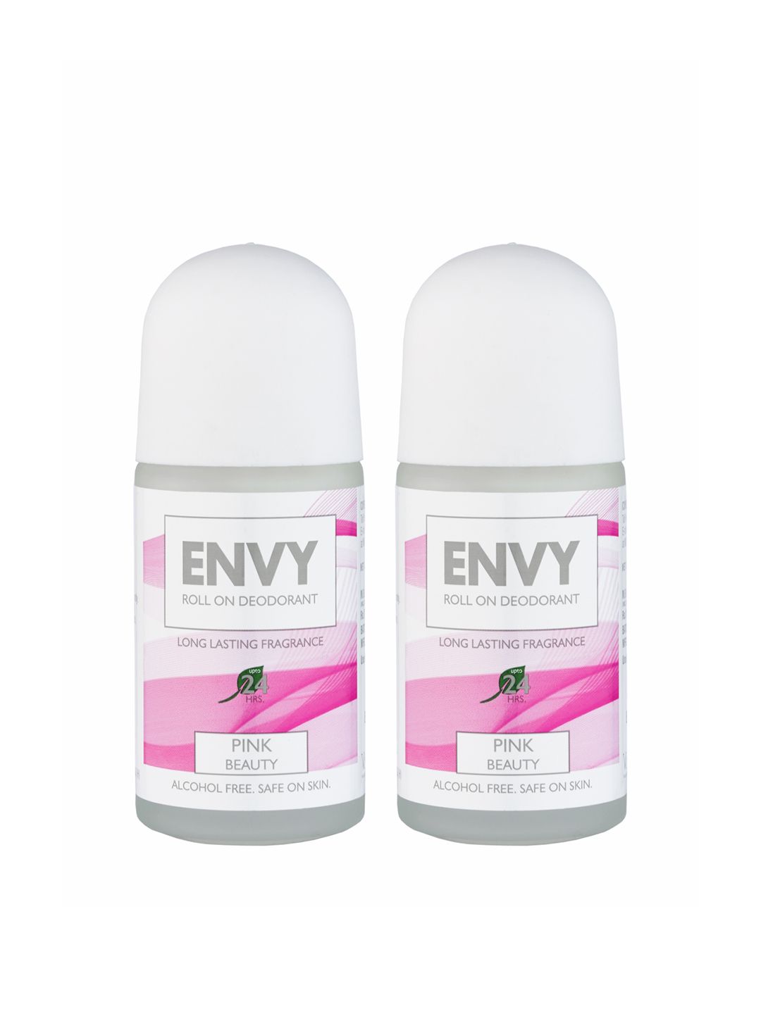 Envy Set Of 2 Pink Beauty Long Lasting Alcohol Free Roll-On Deodorant - 50ml Each-picture-20
