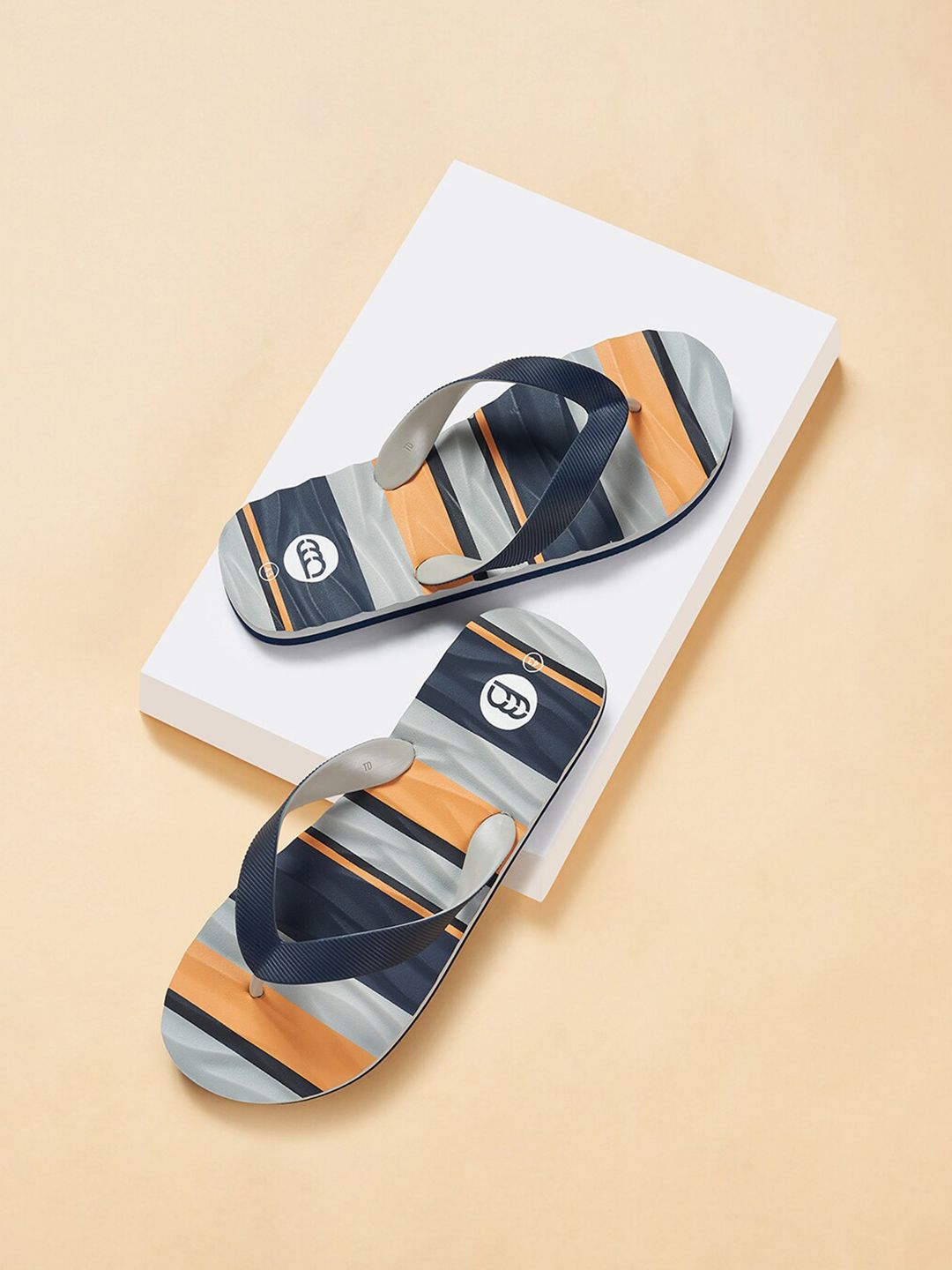 Ajile by Pantaloons Men Striped Thong Flip-Flops-picture-27