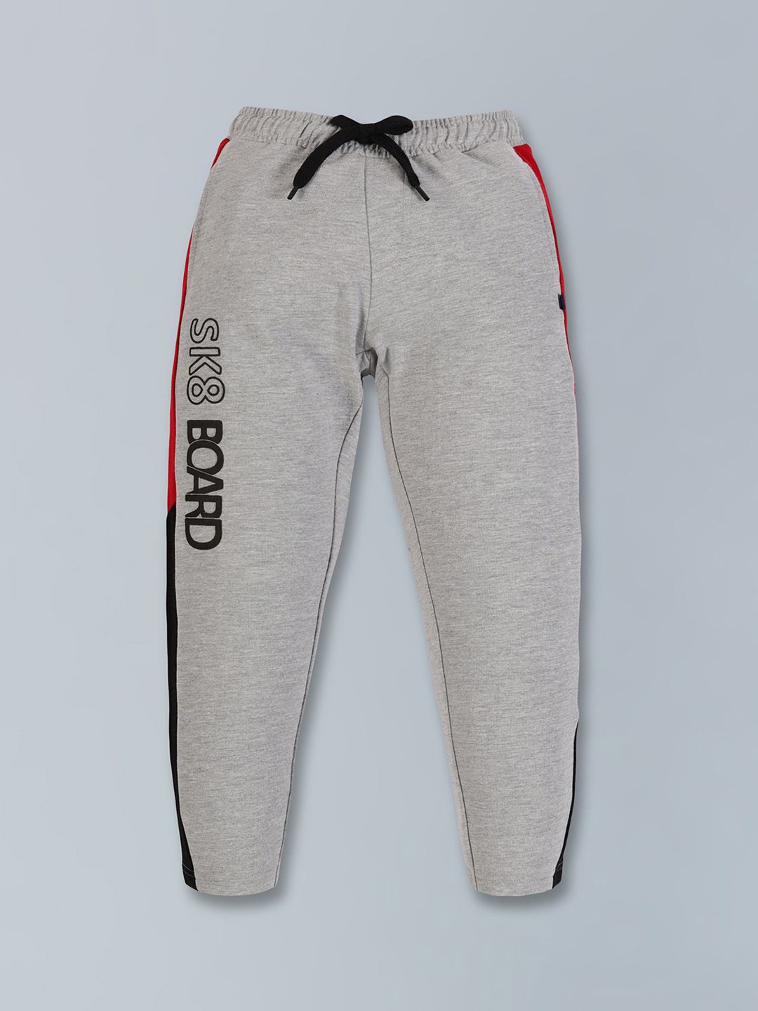 3PIN Boys Typography Printed Regular Fit Cotton Track Pants-picture-11