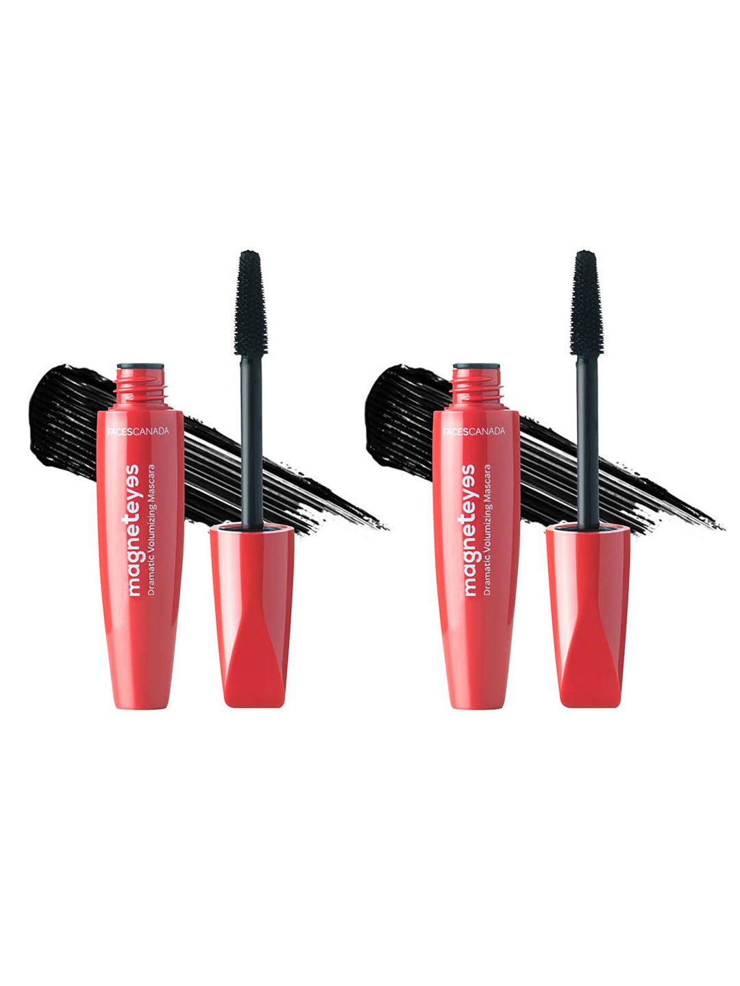 FACES CANADA Set of 2 Magneteyes Dramatic Volumizing Mascara - Black-image-44