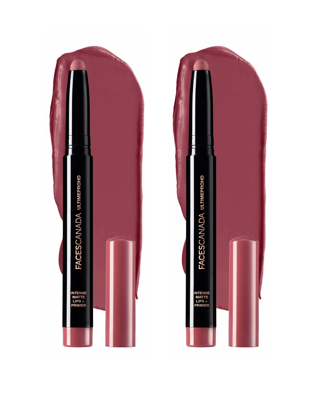 FACES CANADA Set of 2 Ultime Pro HD Intense Matte Lips+Primer Lipstick - Magnetic 02-image-36