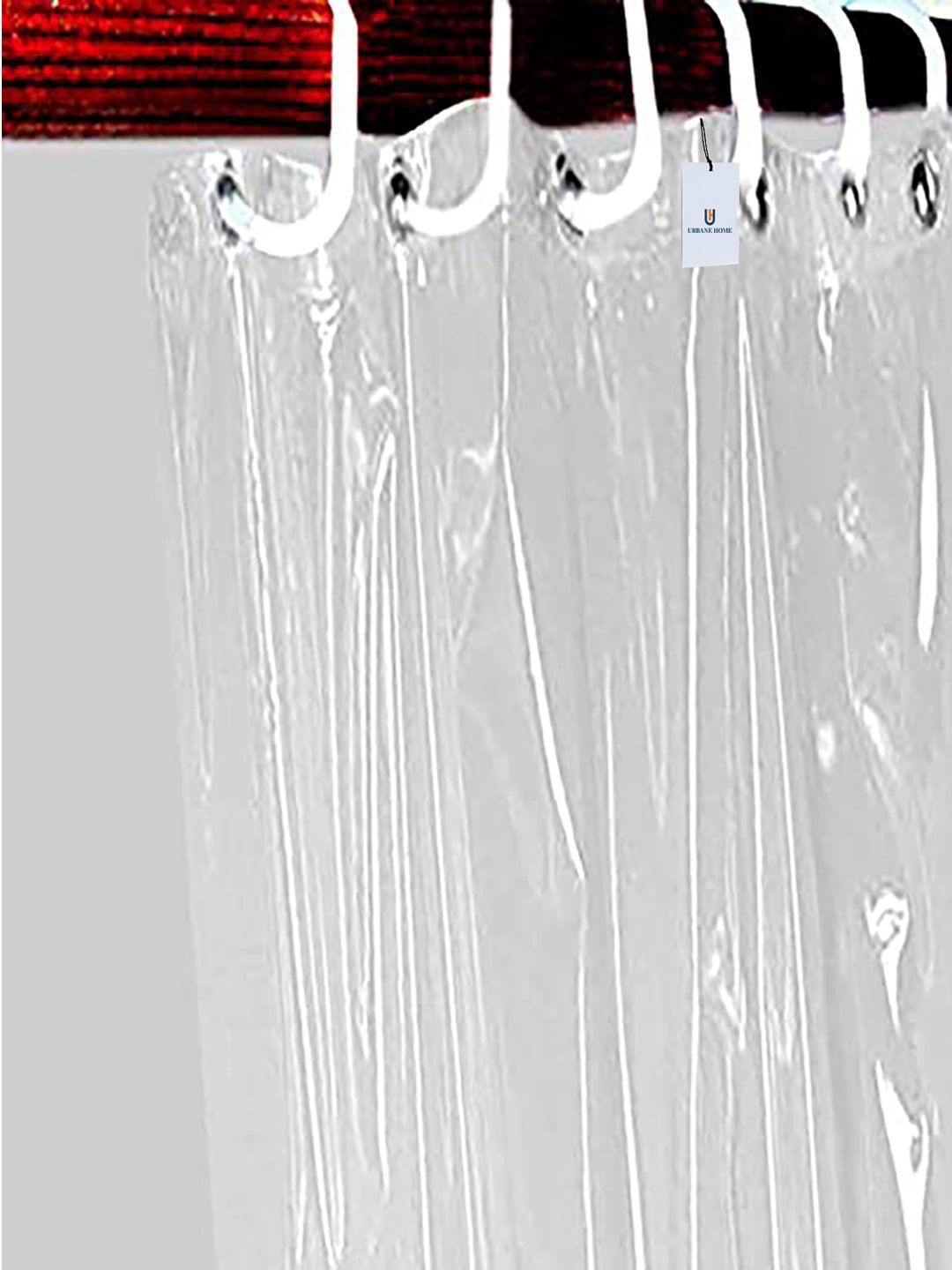 Kuber Industries Transparent Sheer PVC AC Door Curtain-picture-16