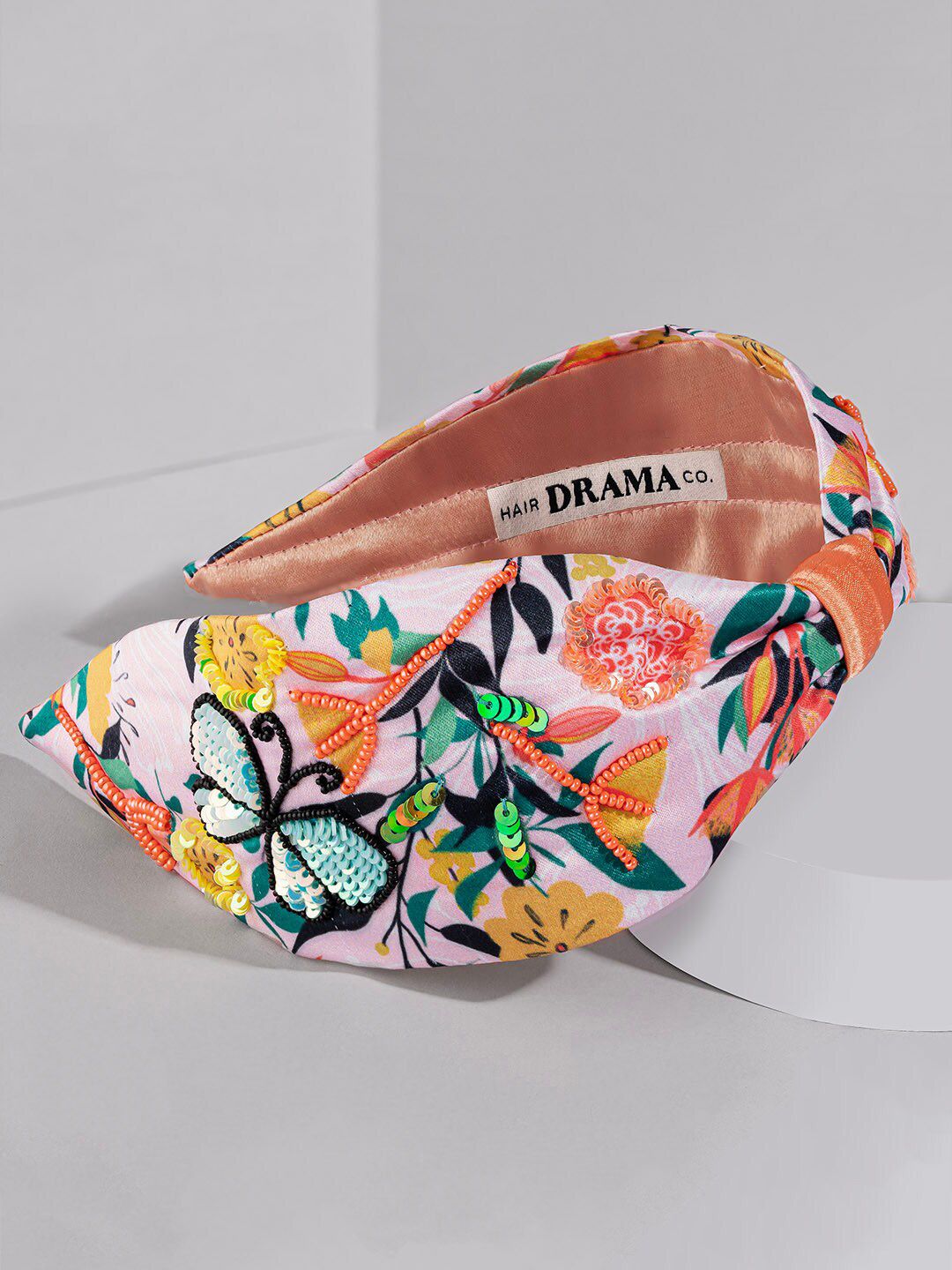HAIR DRAMA COMPANY Bahamas Printed Knotted Hair Band-image-16