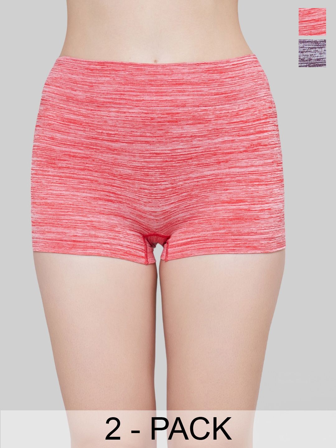 PLUMBURY Pack Of 2 Seamless Mid-Rise Moisture Wicking Boy Short Briefs-picture-23