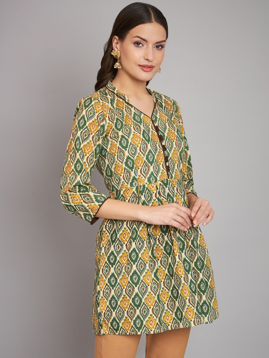 RANGMAYEE Ethnic Motifs Printed Kurti-image-42