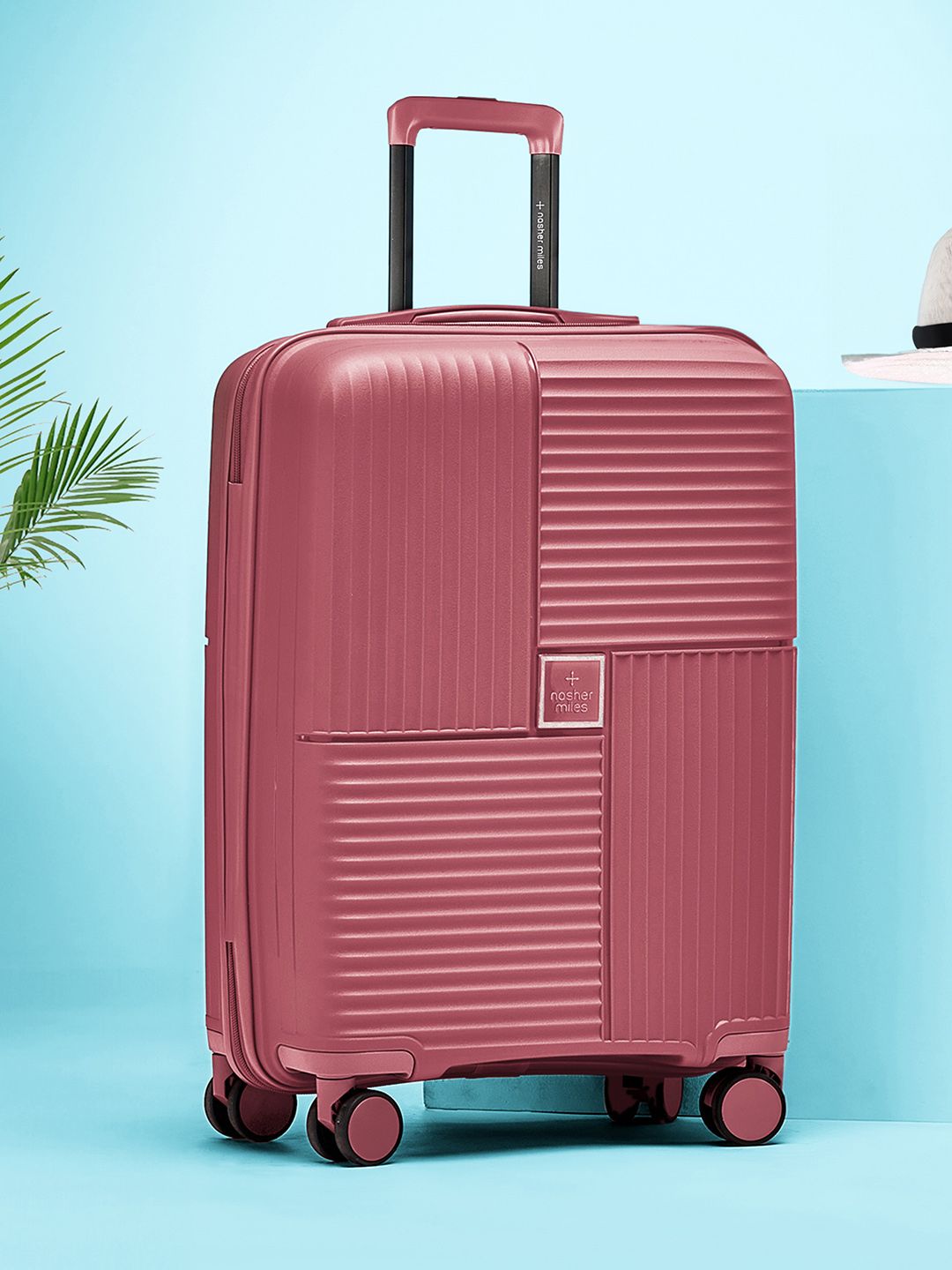 Nasher Miles Textured Hard-Sided  Cabin Trolley Bag-image-31