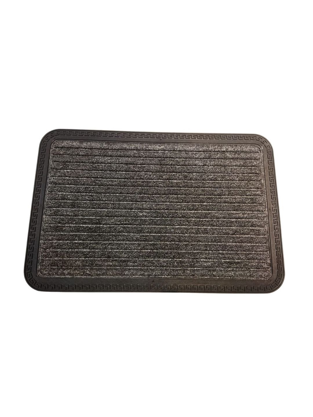 Black Gold Grey 2 Pieces Striped Polypropylene Rubber Back Anti Slip Indoor Outdoor Mat-image-11