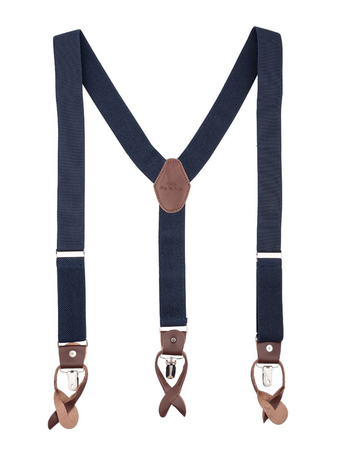 The Tie Hub Men Textured Y Back Suspenders-picture-24