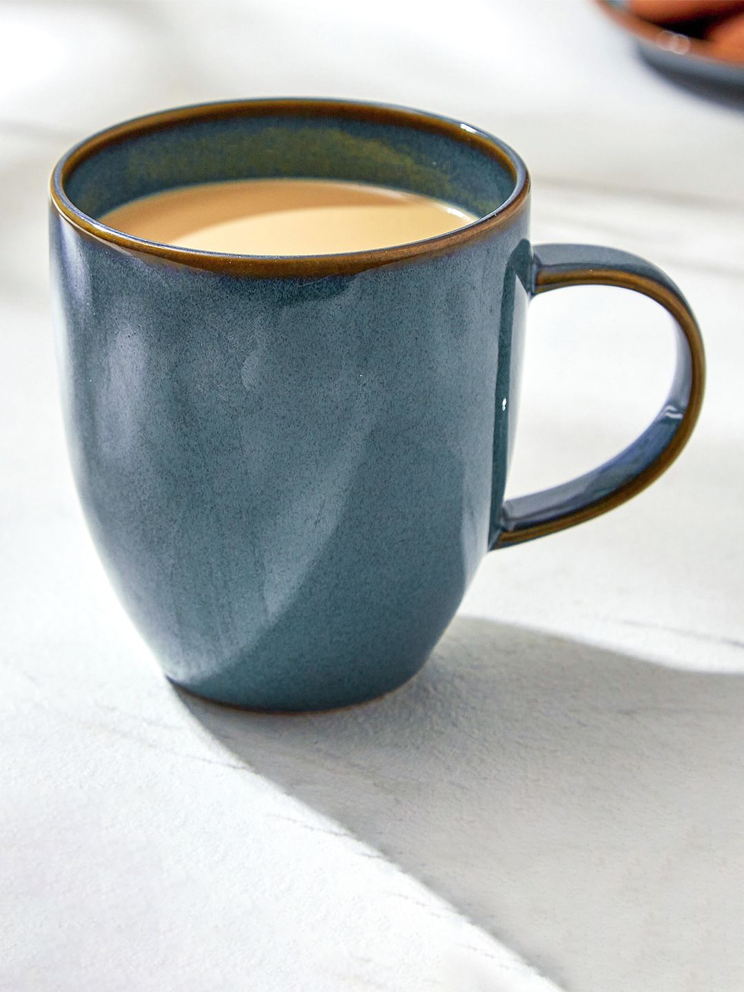 Home Centre Capiz Grigio Grey Solid Porcelain Glossy Mug 350 ml-picture-18