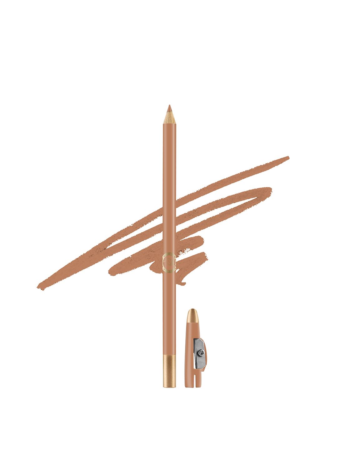 Colors Queen Professional Eye & Lip Liner Pencil with Vitamin A & E - Soft Brown 14-image-5
