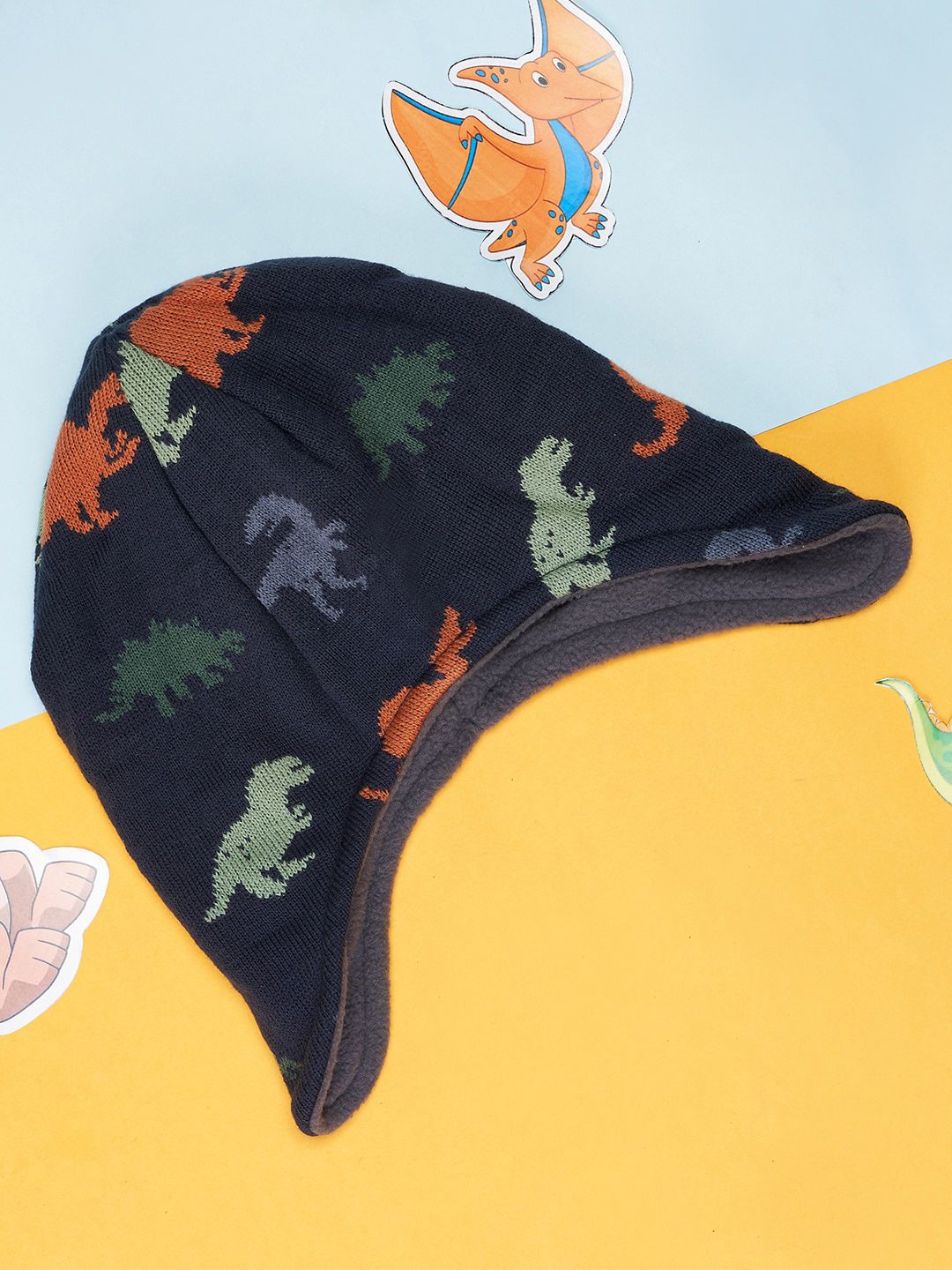 Pantaloons Junior Boys Printed Beanie-picture-24