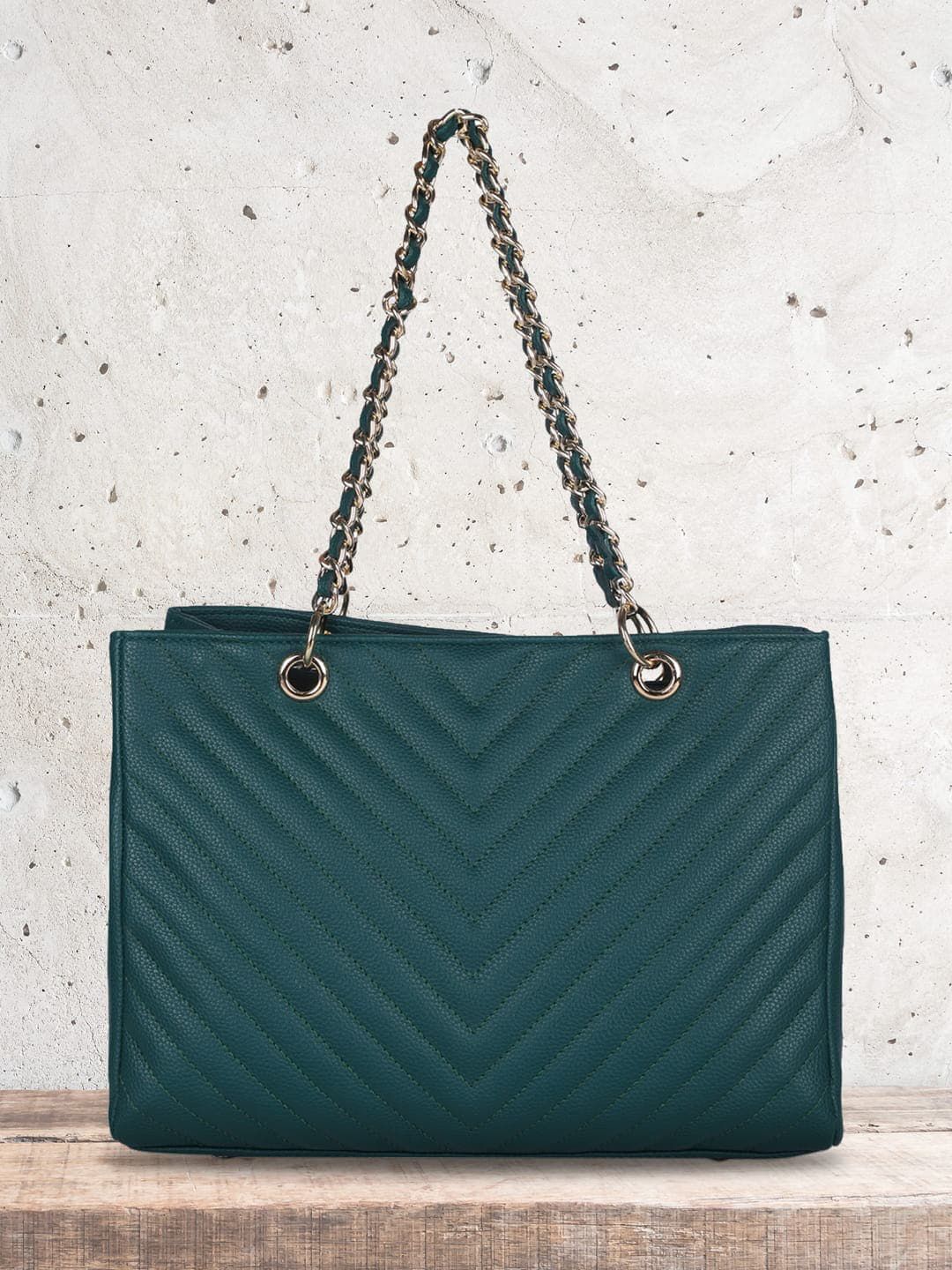 MINI WESST Structured Shoulder Bag with Quilted-picture-15
