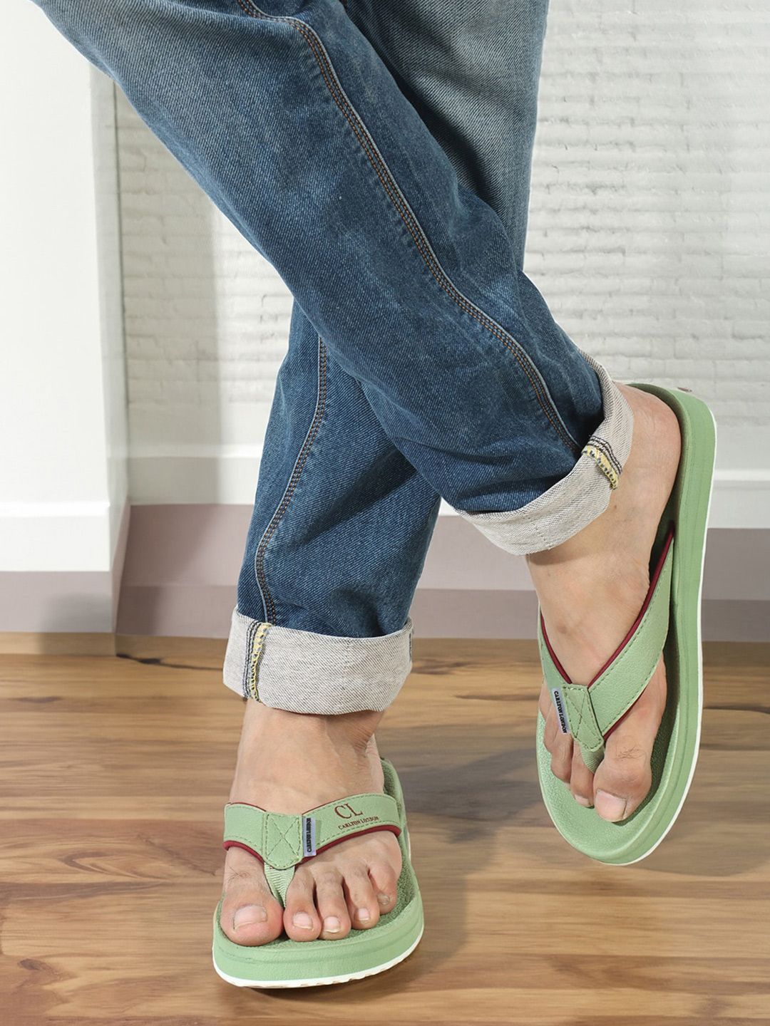 Carlton London Men Rubber Thong Flip-Flops-picture-30