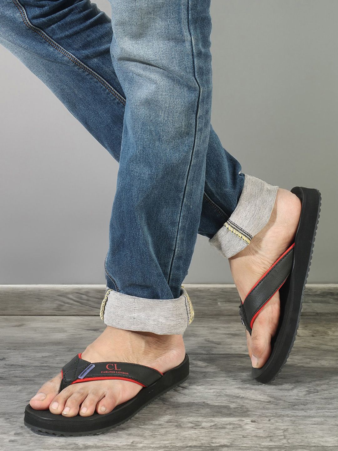 Carlton London Men Rubber Thong Flip-Flops-picture-33