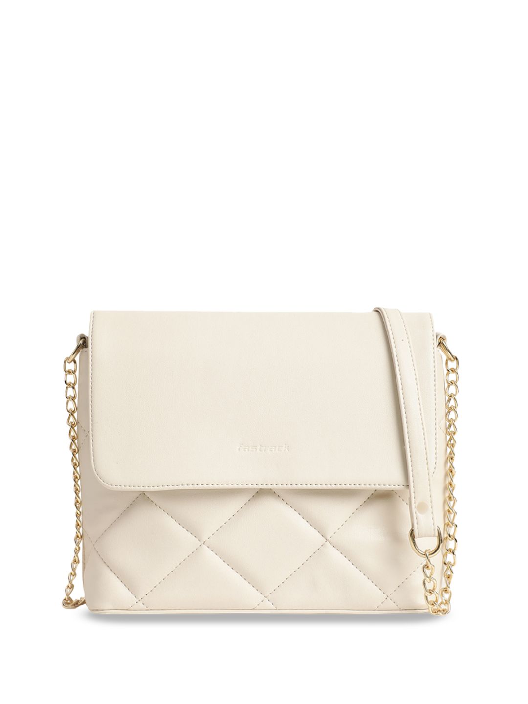 Fastrack PU Structured Sling Bag With Quilted-picture-10