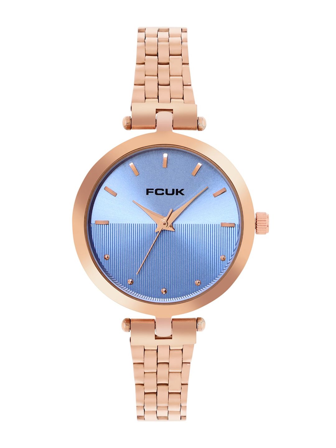 FCUK Women Printed Dial & Stainless Steel Bracelet Style Straps Analogue Watch FK00029A-image-47