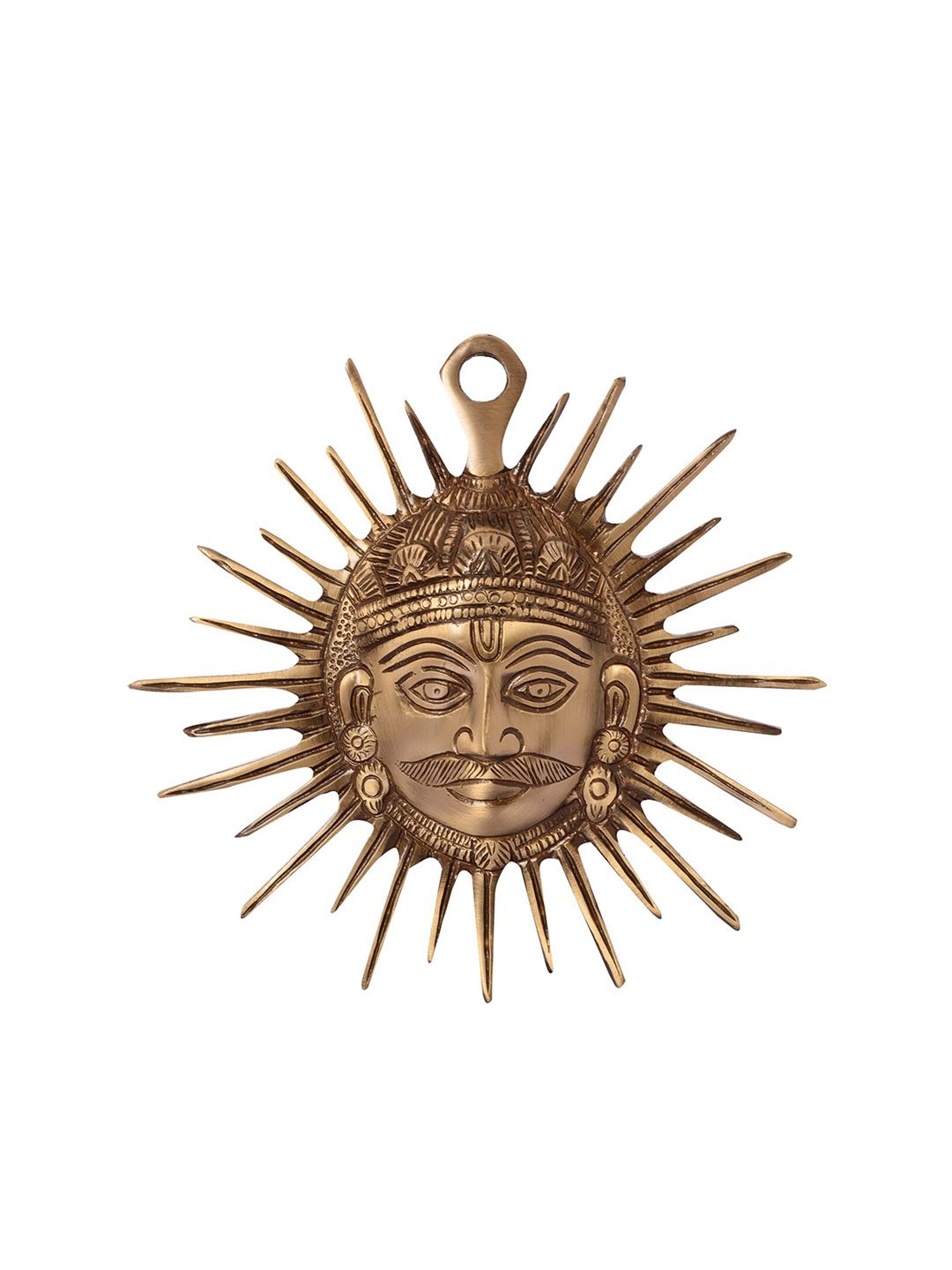 artisyn eCraftIndia Brown Smiling Surya Showpieces-picture-14